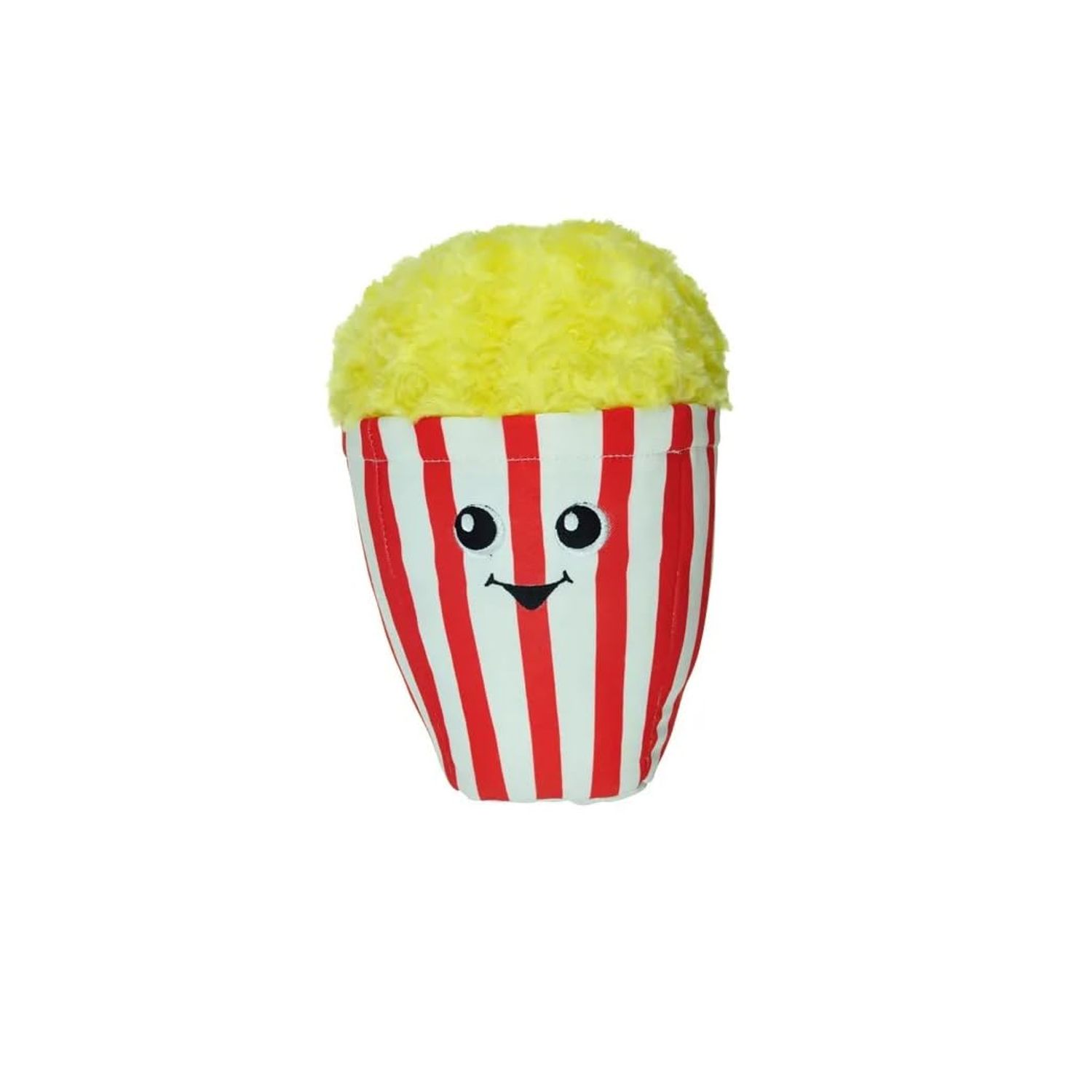 PUREPET Plush Squeaker Toys for Small to Medium Dogs Food Junkies Funny Snack Characters (7 Inch Fried Egg)