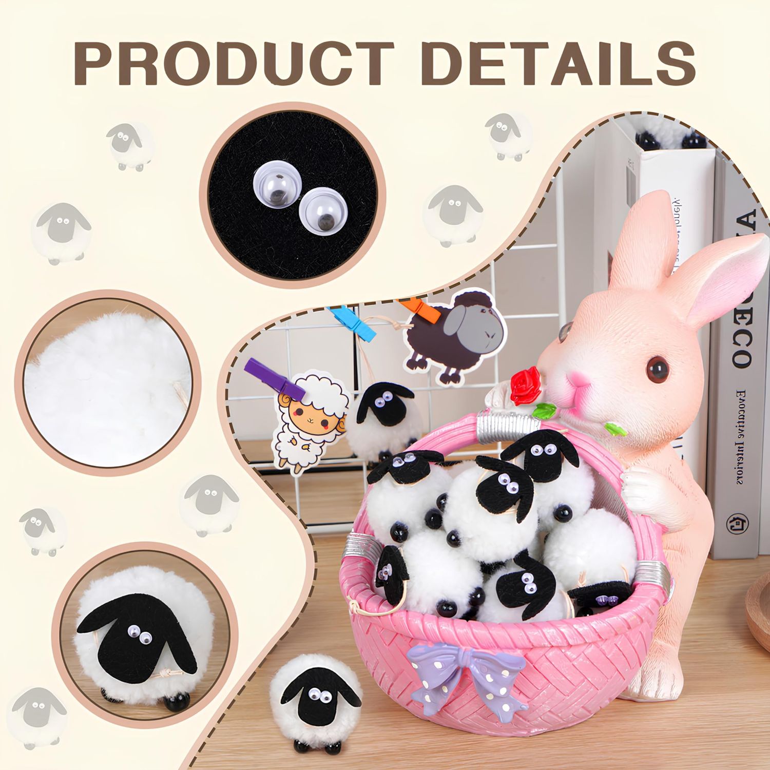 AUTMORAN 12Pcs Small Stuffed Sheep Animal Decor Bulk Plush Toys,Little Sheep Party Favors for Birthday,Christmas Tree,Halloween Celebration,Basket Stuffers,Cat Toys,Lamb Ornament and Gifts. (12pcs)