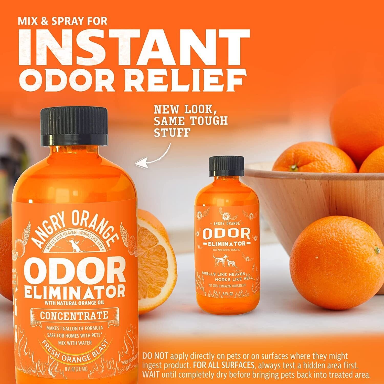 Pet Odor Eliminator for Home- 8oz Dog and Cat Pee Smell Remover for Carpet & Car