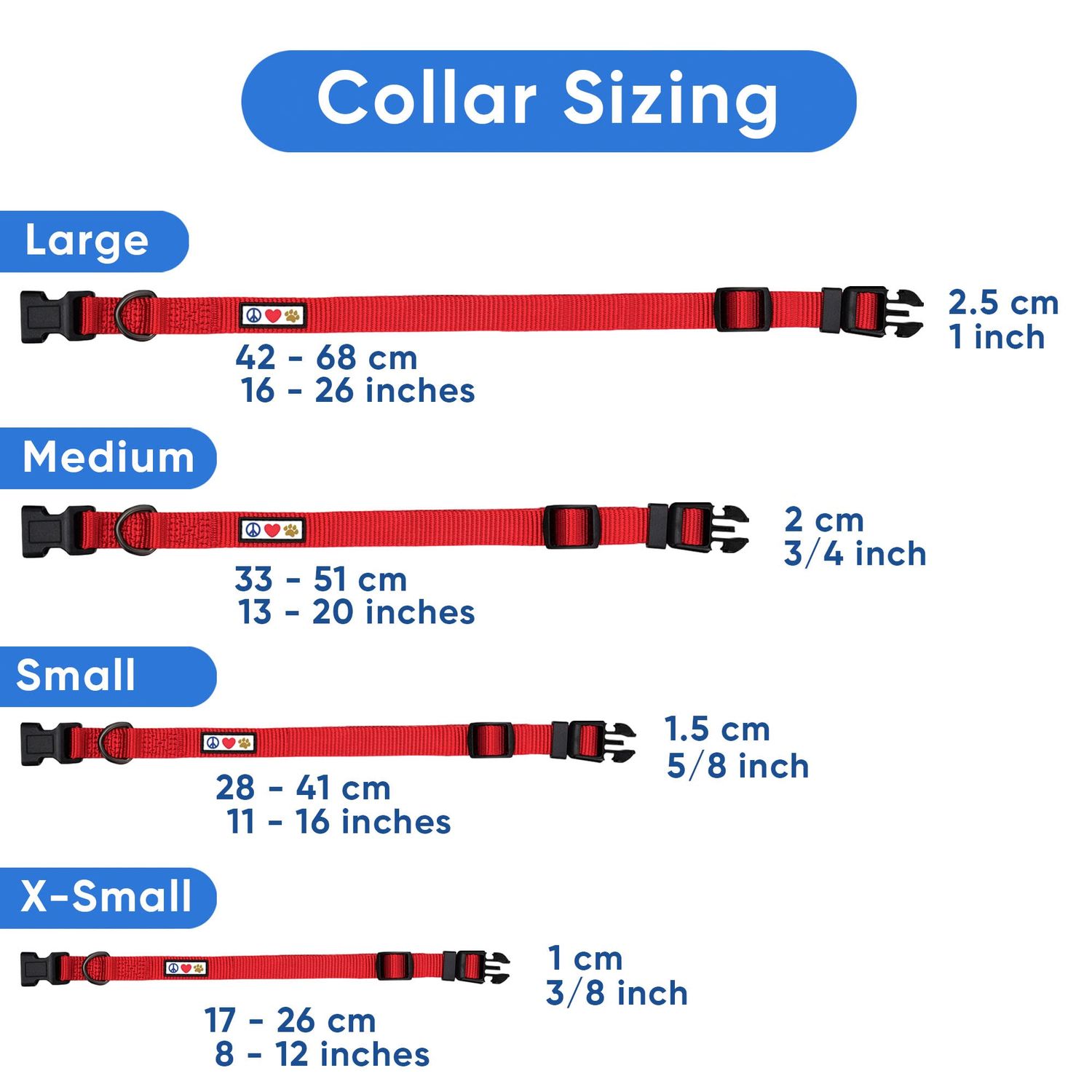 Pawtitas Personalized Dog Collar Small Dog Collar Embroider Name Phone Number Puppy Collar Adjustable Customized Collar for Small Dogs Breeds Multicolor Dog Collar