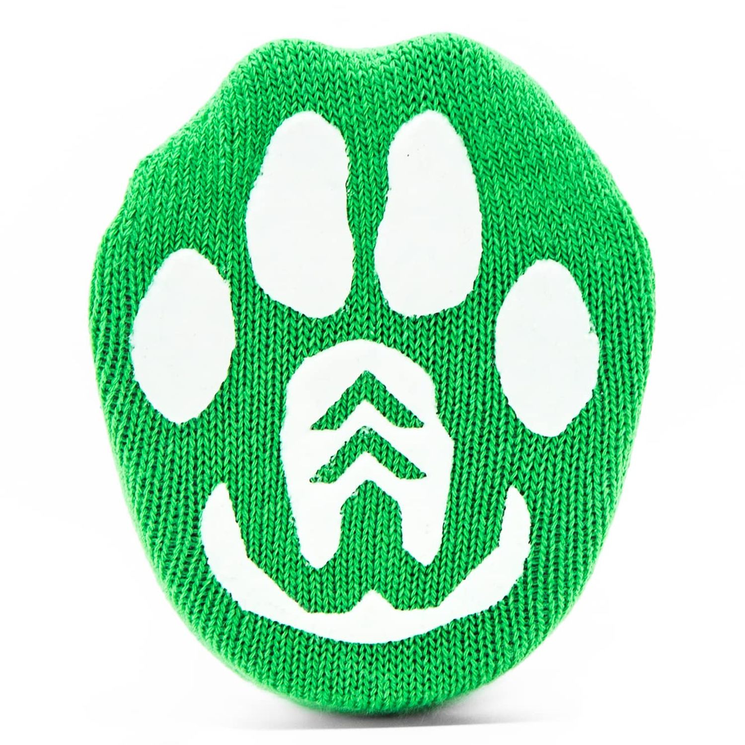 Woodrow Wear, Power Paws Original Dog Socks, Green with a White Bunny, XL, Fits 95-130 pounds