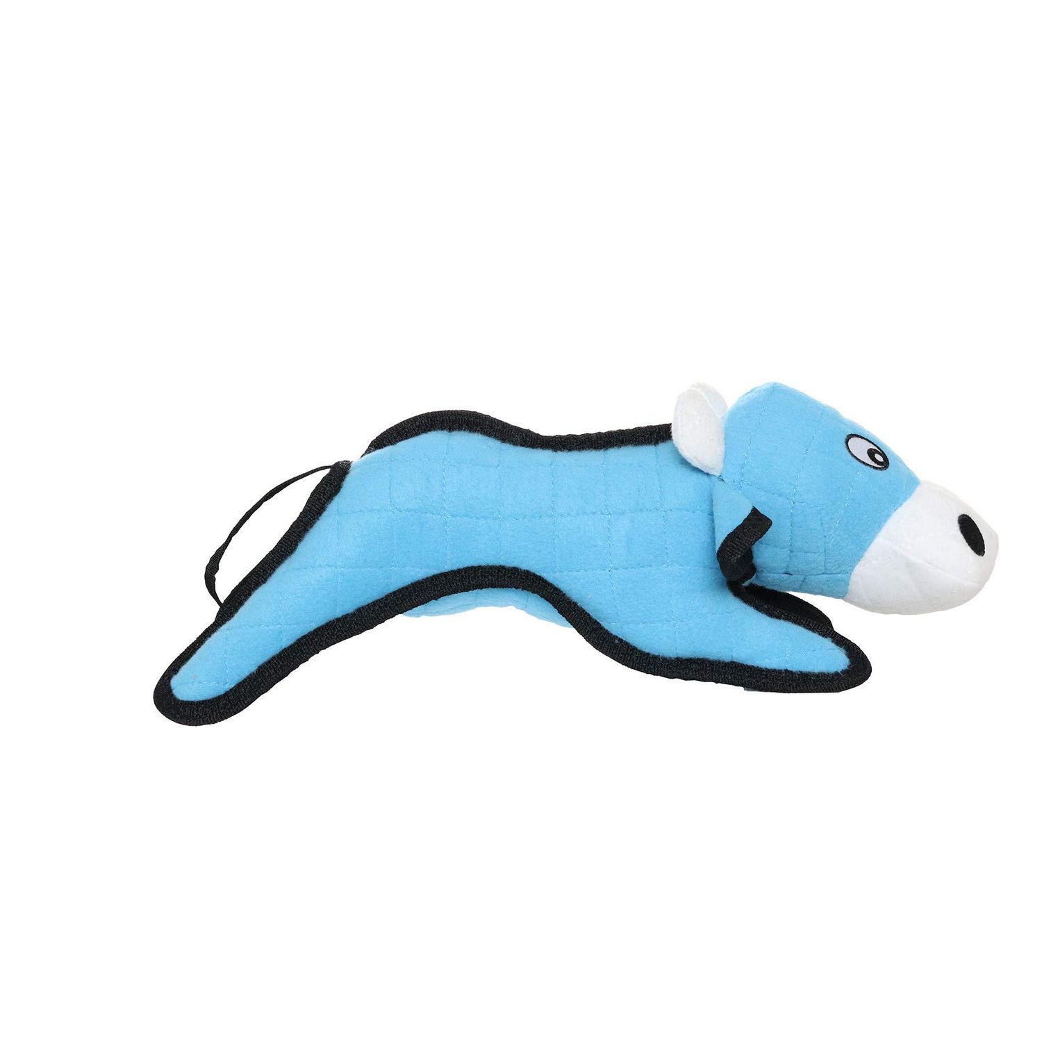 TUFFY - World's Tuffest Soft Dog Toy -Barnyard Cow - Multiple Layers. Made Durable, Strong & Tough. Interactive Play (Tug, Toss & Fetch). Machine Washable & Floats. (Regular)