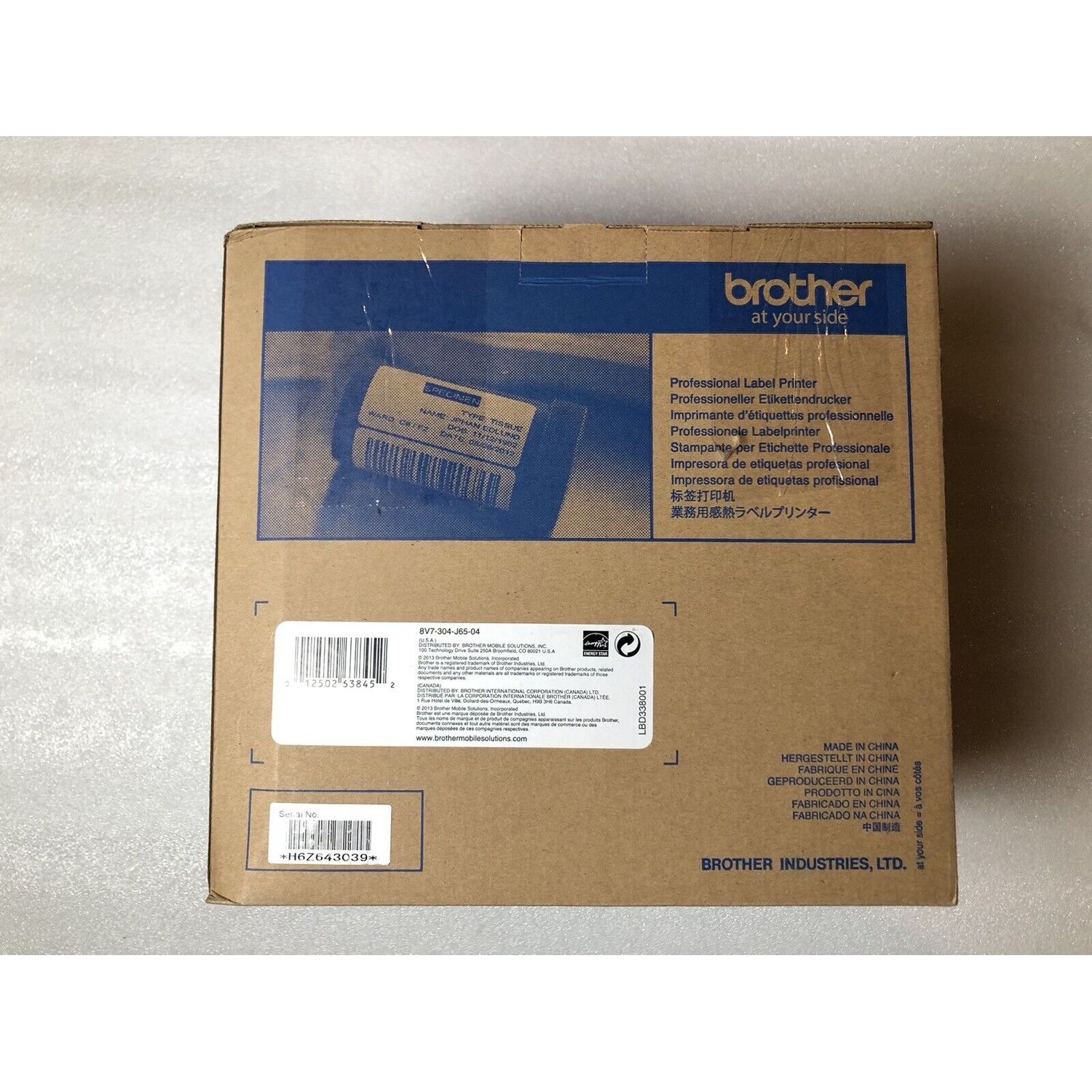 Brother TD‑2130NHC Thermal Label Printer For Wristbands etc Health Care Medical