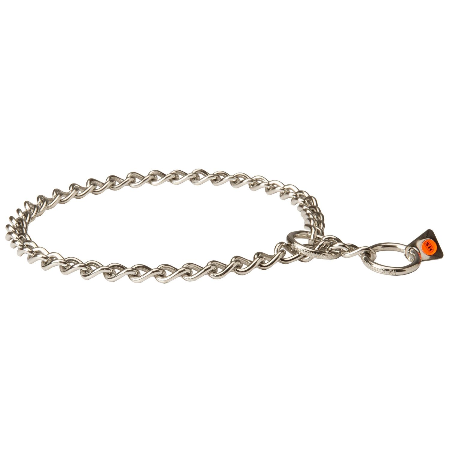 Herm Sprenger Stainless Steel Dog Collar - Label 1/9 inch (3 mm) - Size 22 inch (55 cm) for Dogs with Neck Size of 19-20 inch (48-50 cm)