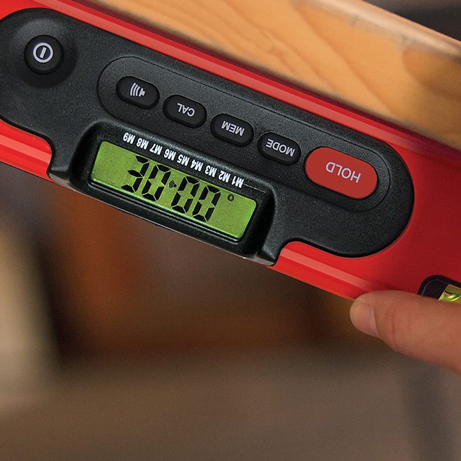 Kapro - 985D Digiman Magnetic Digital Level - 48-Inch - For Leveling and Measuring - Features Plumb Site, Ergonomic Handle, and Carrying Case