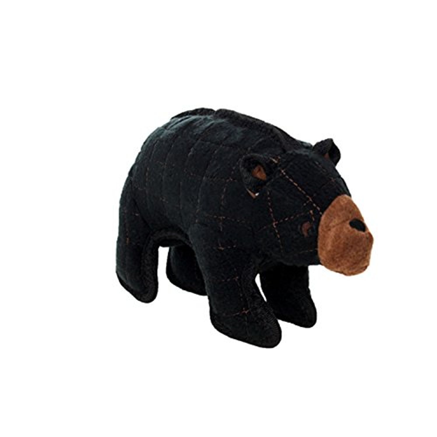 TUFFY - World's Tuffest Soft Dog Toy - Zoo Junior Bear - Squeakers - Multiple Layers. Made Durable, Strong & Tough. Interactive Play (Tug, Toss & Fetch). Machine Washable & Floats