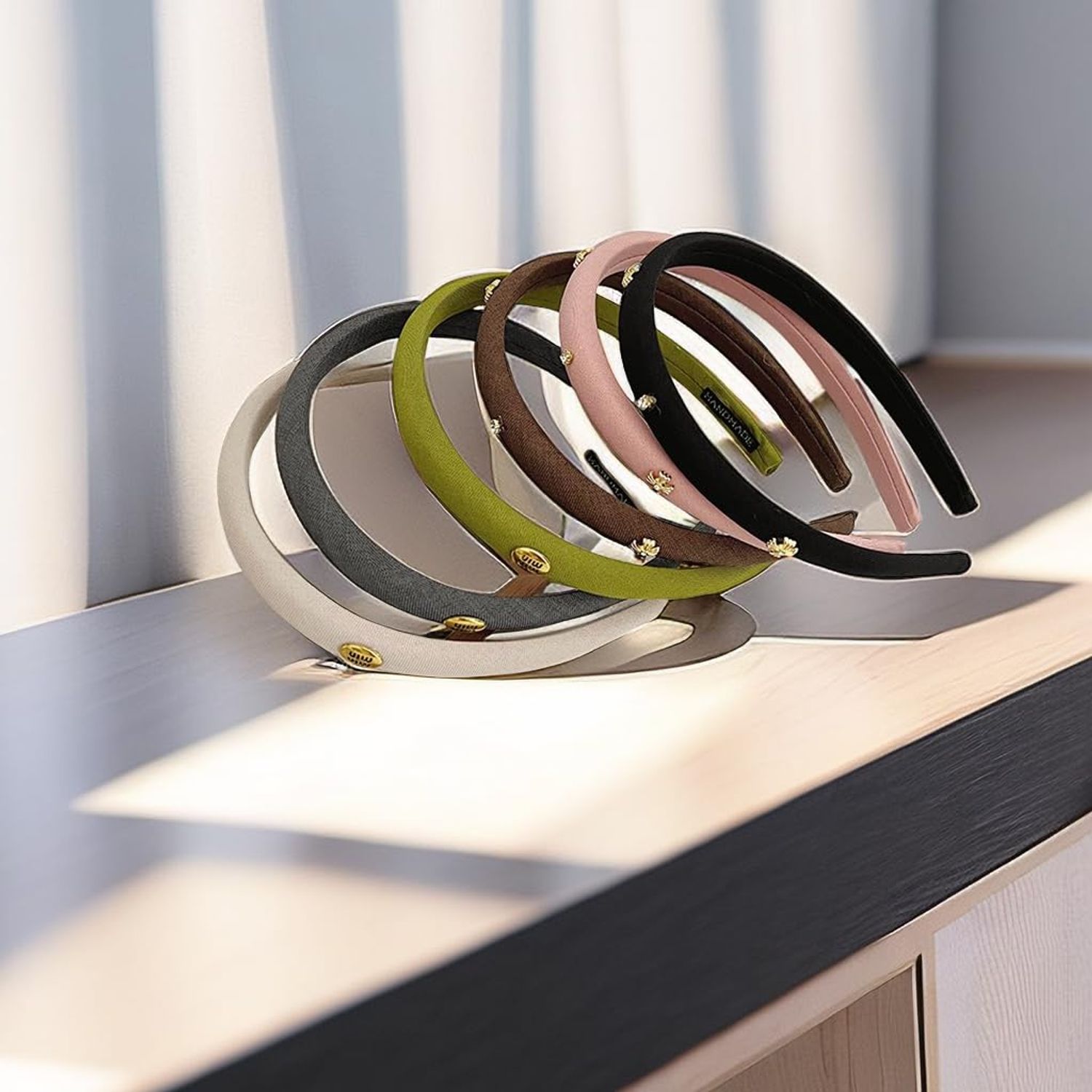 Sluxa Thin headbands for women,Fashion letters hairbands for teen girls, Simple womens headbands fashion.