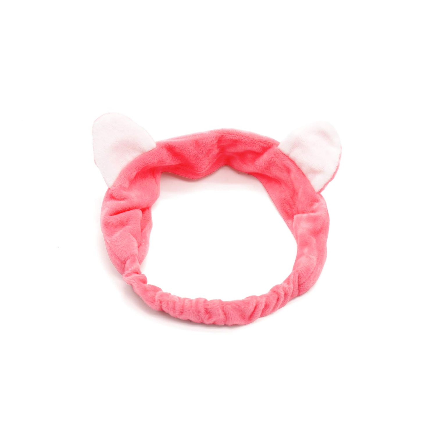6-PACK Cat Ears Headbands, Elastic Women's Cute Hair Band, Wash Face Spa Headband - Washable Facial Band Makeup Wrap Headbands Fits All Head Sizes