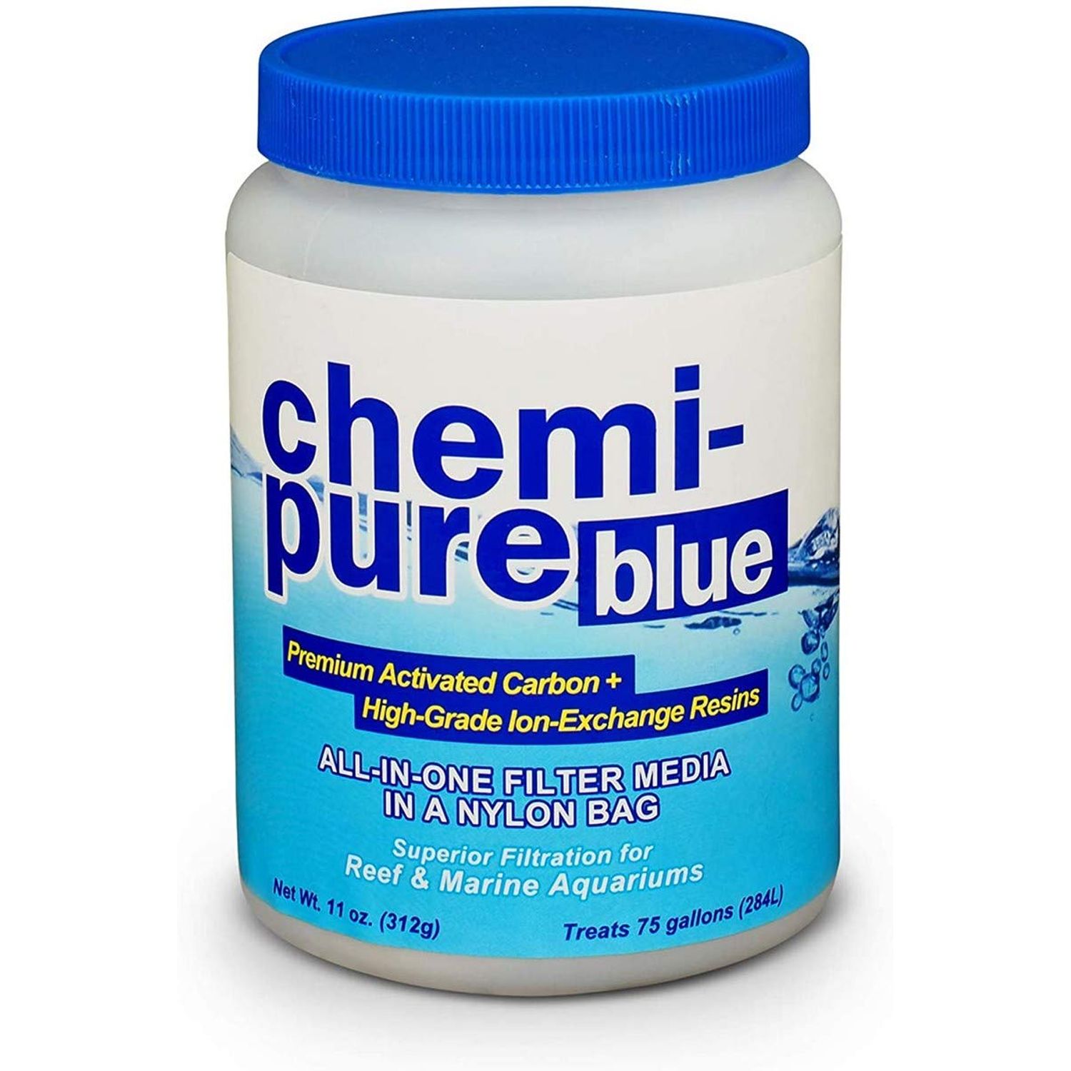Boyd Enterprises Chemi-Pure Filtration Media for Aquarium, 11-Ounce, Blue
