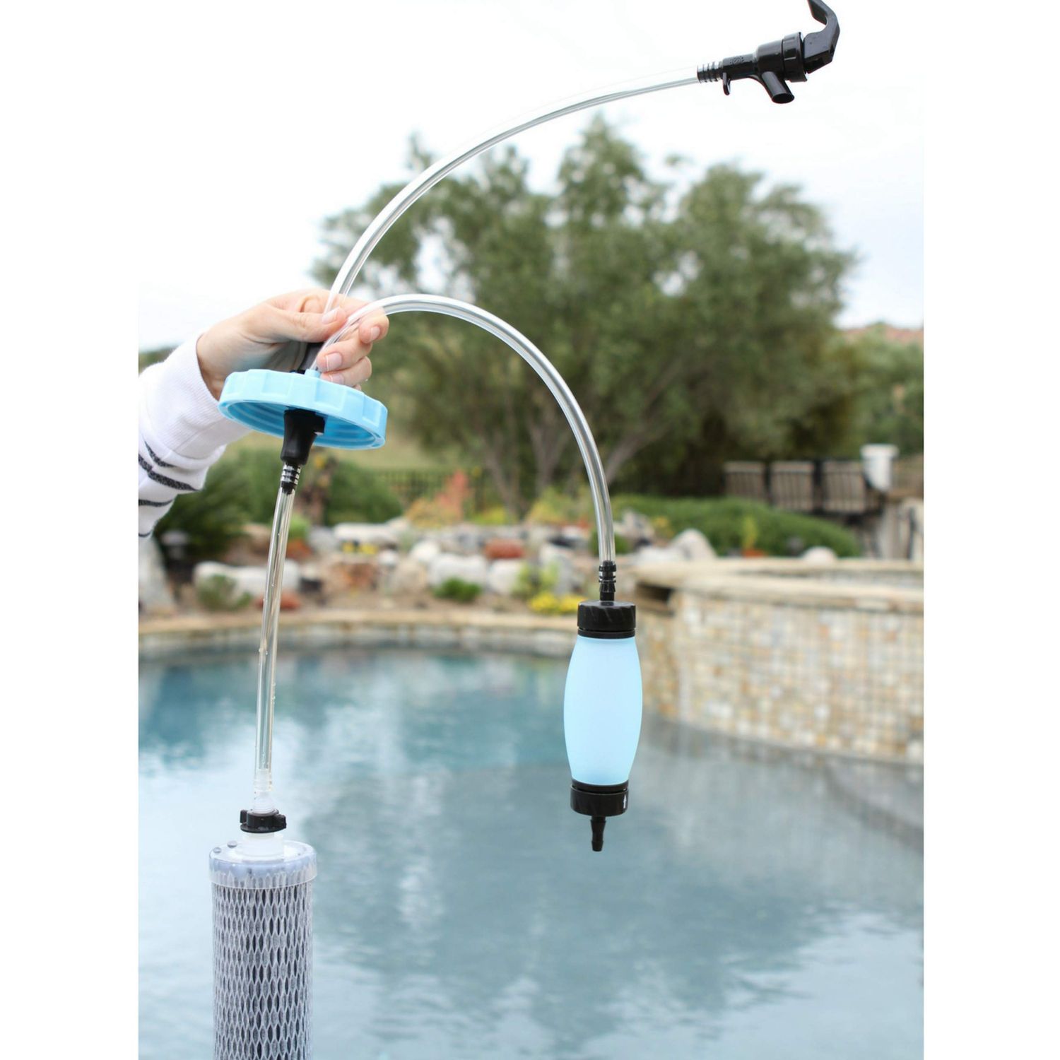 Sagan Life DuraFlo Replacement Water Filter for AquaBrick Water Purification System, Removes Bacteria, Virus, Parasites, Purifies ANY Non Salt Water; For Gravity Fed Water Filters (1 PK FILTER ONLY)