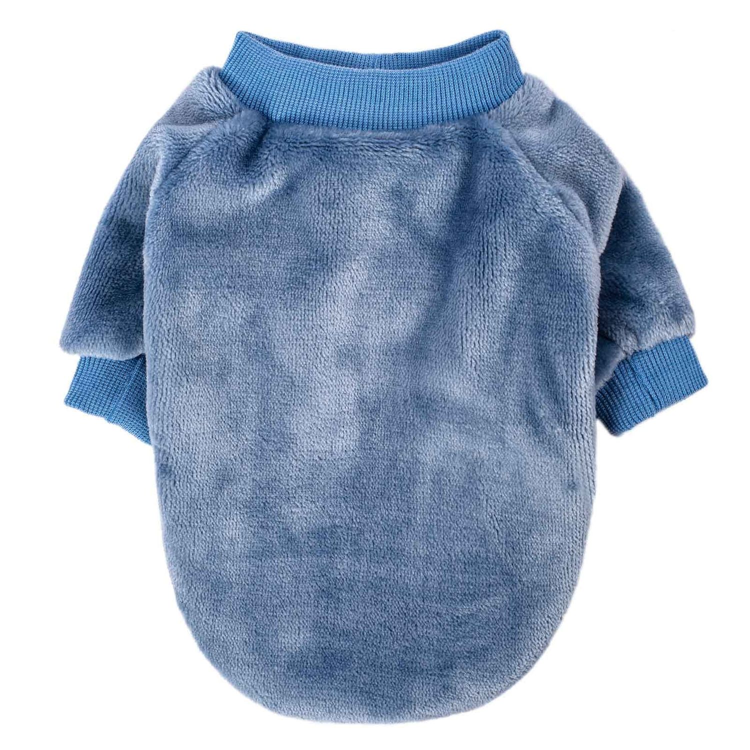 FabriCastle Dog Sweater, Pack of 2 or 3, Dog Clothes, Dog Coat, Dog Jacket for Small or Medium Dogs Boy or Girl, Ultra Soft and Warm Cat Pet Sweaters (Small, Grey,Blue,Dark Blue)