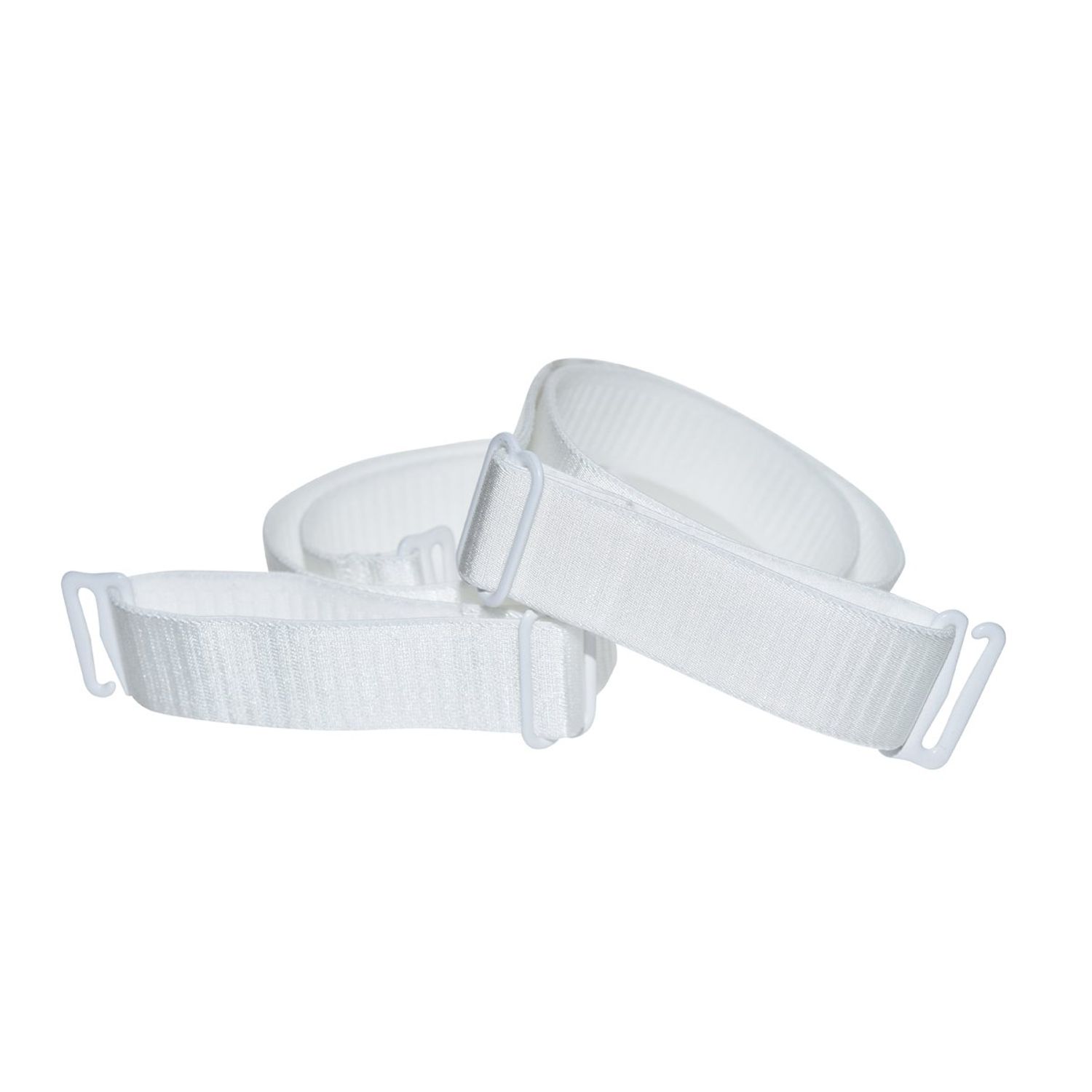 DoHope 18mm Width Band Shoulder Bra Straps Elastic Adjustable Black White Beige 3 Pairs