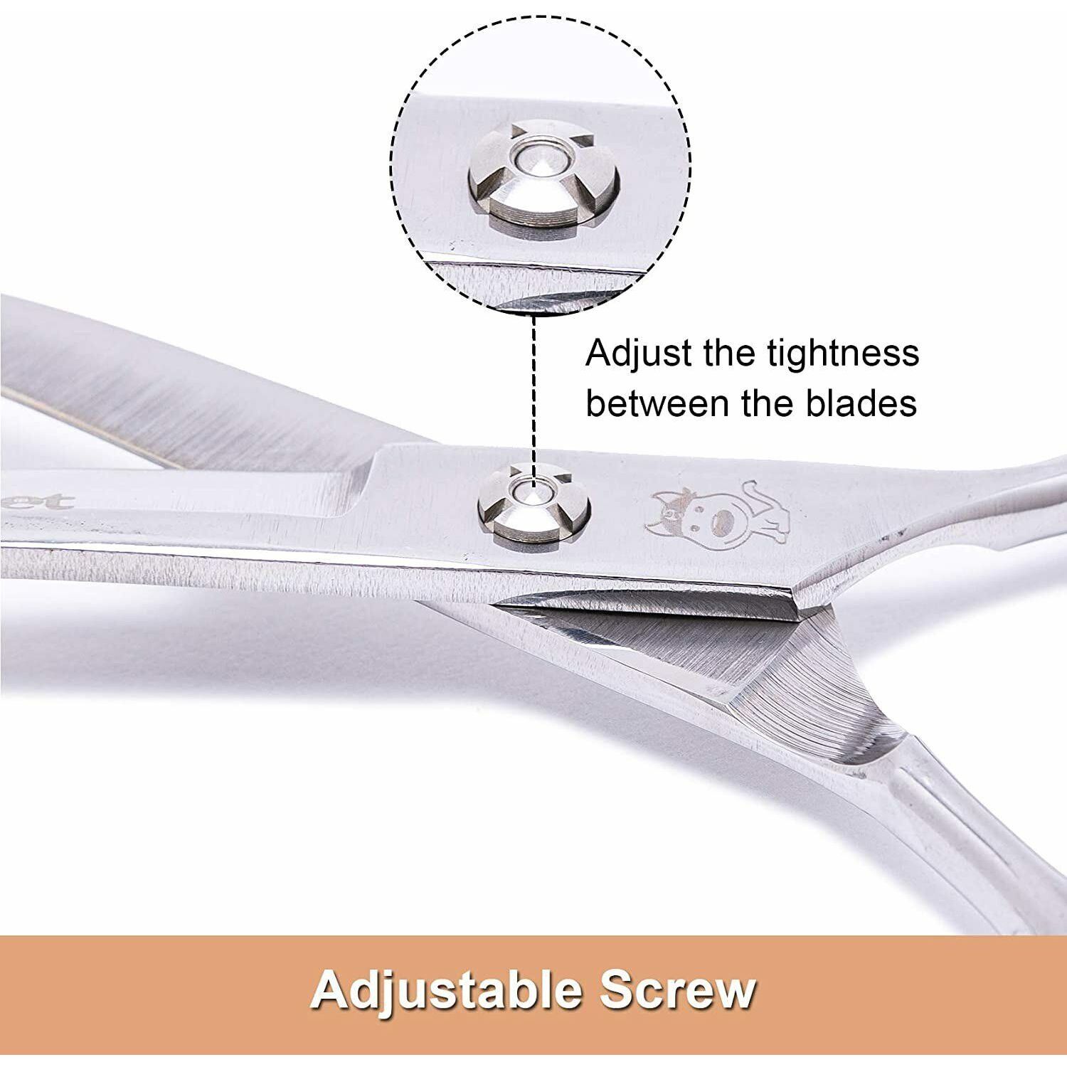 LovinPet Pet Grooming Scissors Sharp,Comfortable,Light-Weight shear
