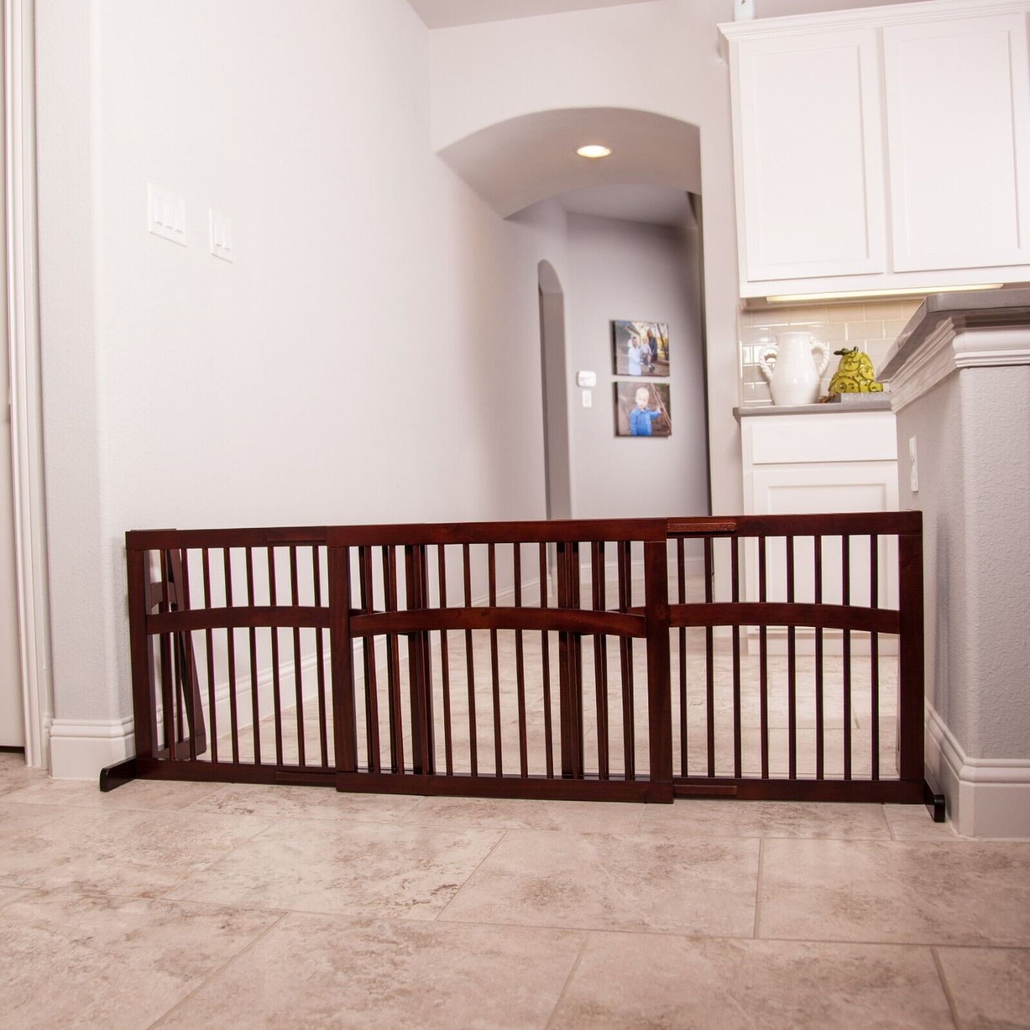 Short Freestanding Wooden Dog Gate by Primetime Pets, NIB