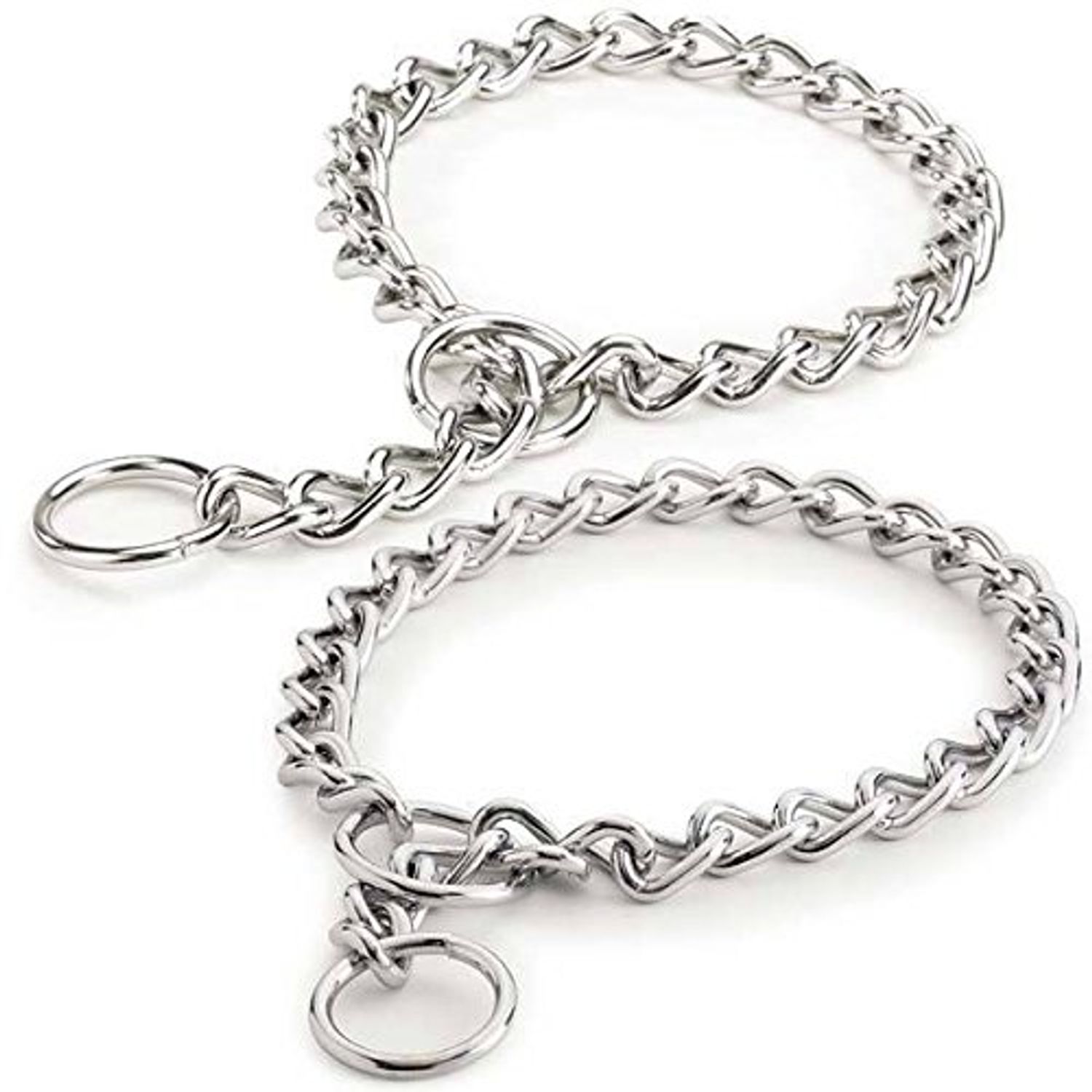 Choke Chain Dog Collar Selections - Steel Training (Light Weight 2 mm 12 Inch)