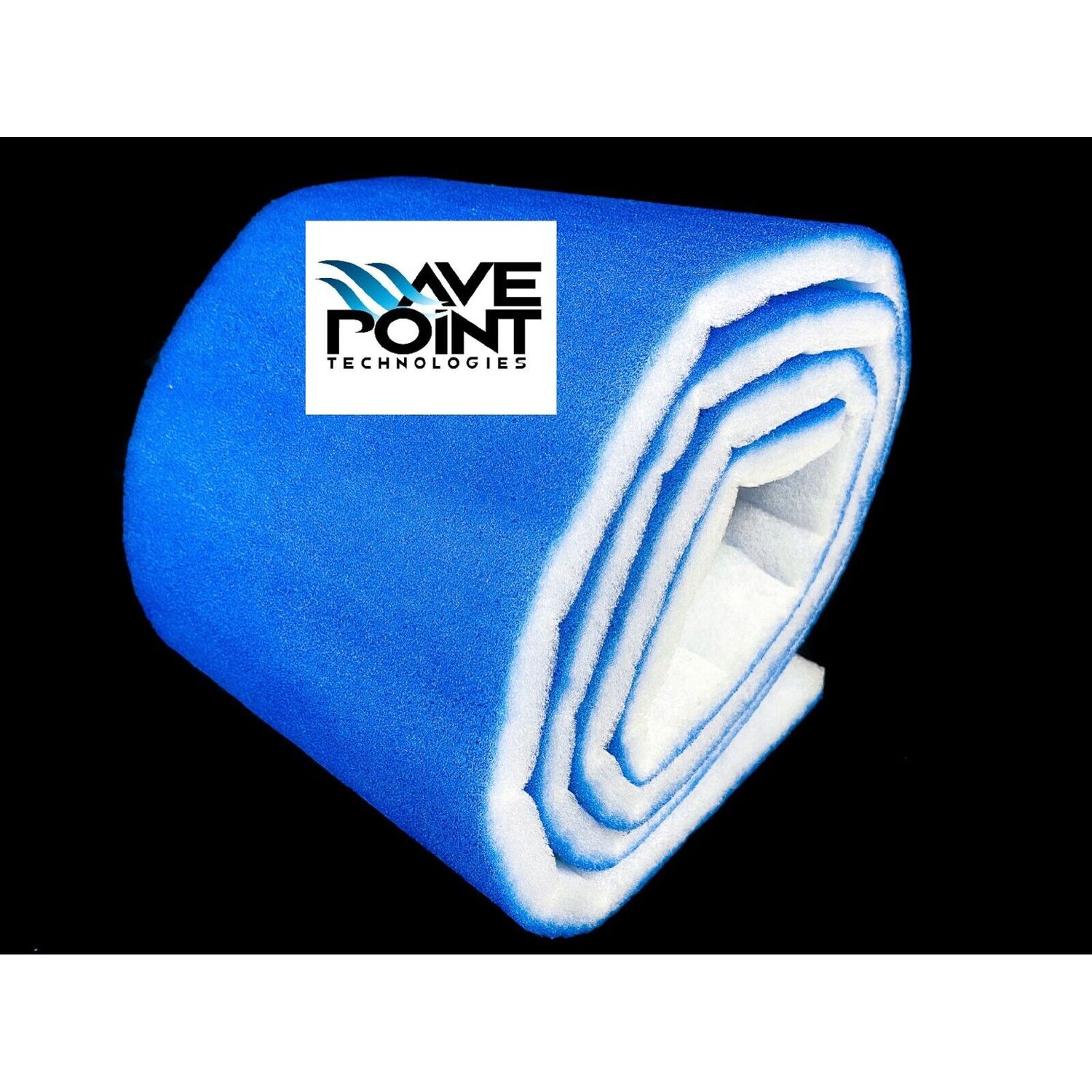 10-FT ROLL BLUE BONDED AQUARIUM FILTER MEDIA PAD 12" X 120" FILTER FIBER FLOSS