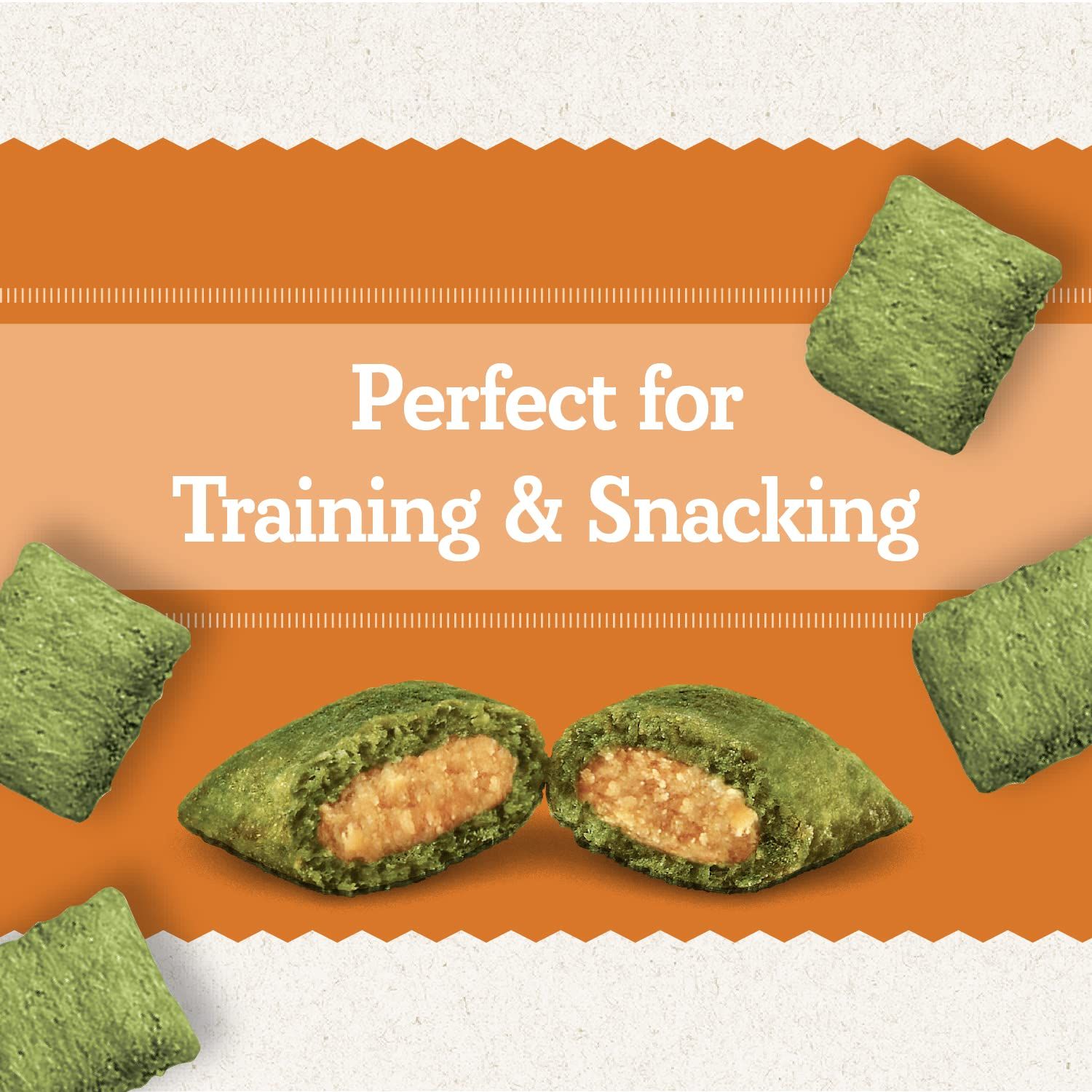 Greenies Smartbites Immune Support Crunchy & Soft Dog Treats, Chicken Flavor, 8 oz. Pouch