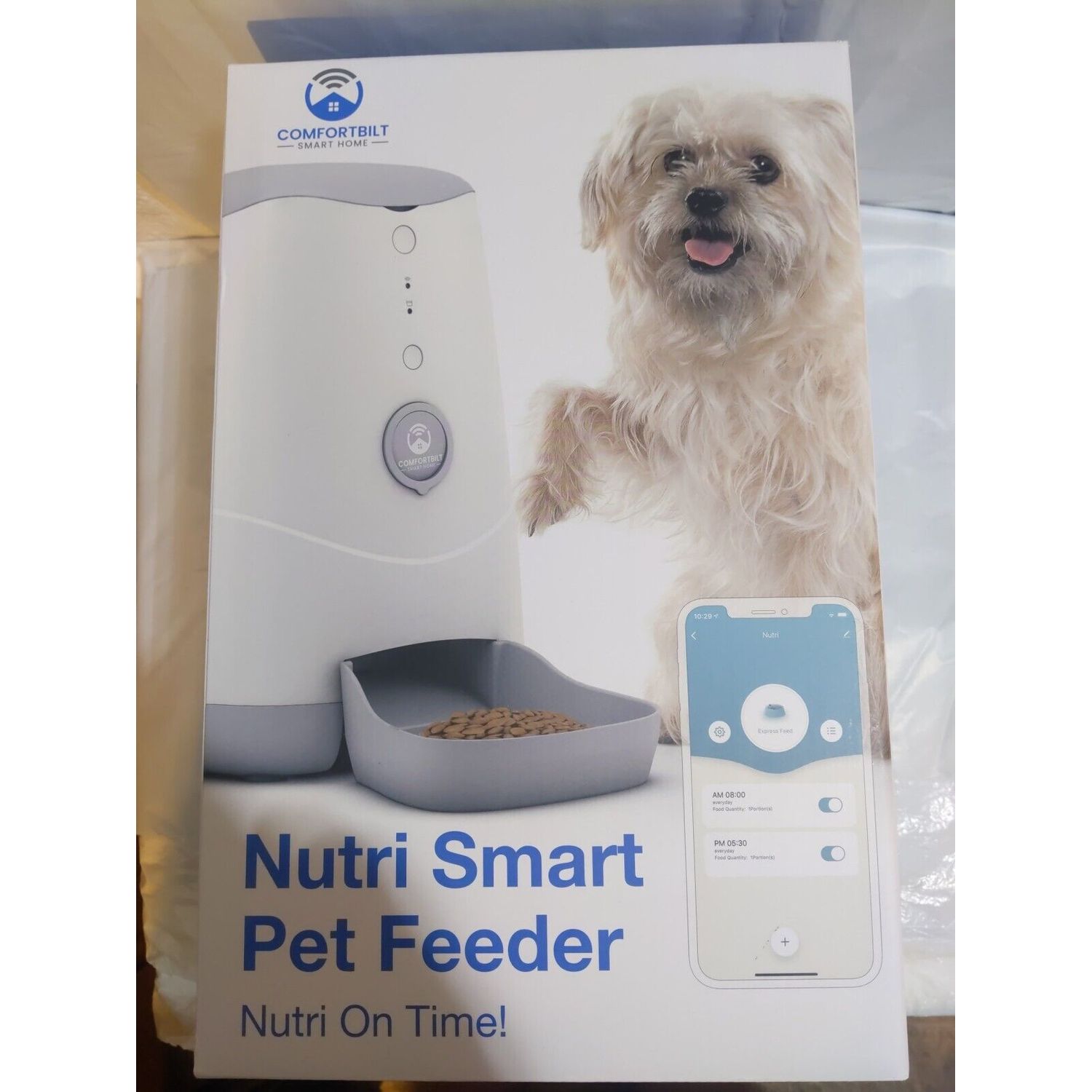 Nutri Smart Pet Feeder New Comfortbilt Smart Home Dogs Cats Nutri On Time!