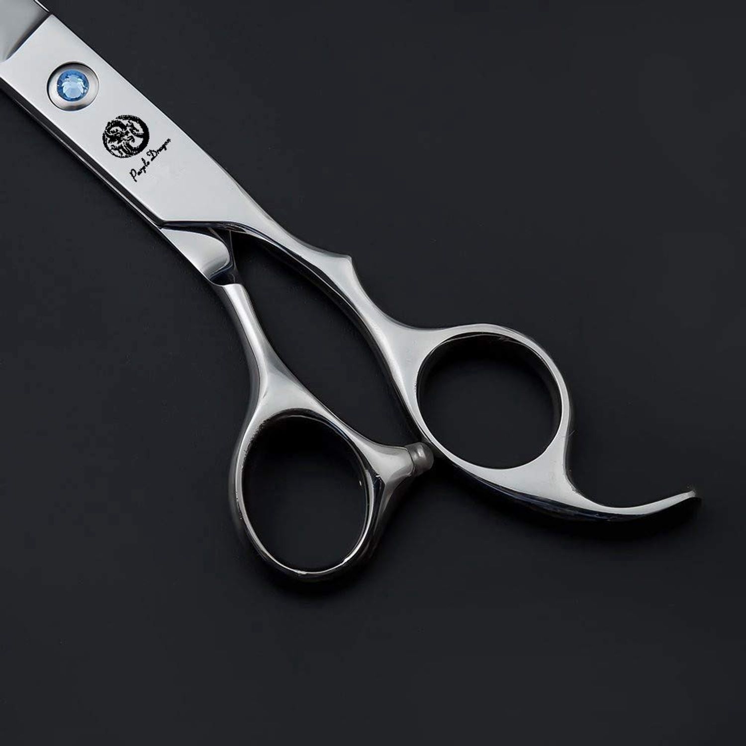 Purple Dragon 10 Inch Sharp Edge Salon Hair Cutting Shears - Pet/Dog Grooming Scissors with Bag - Perfect for Barber or Pet Groomer (10 inch)