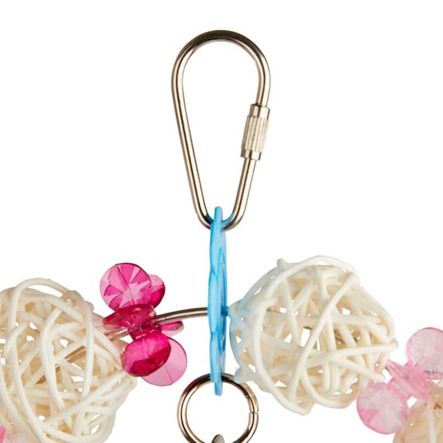 You & Me Swinging Wreathe Noisemaking Bird Toy, X-Small
