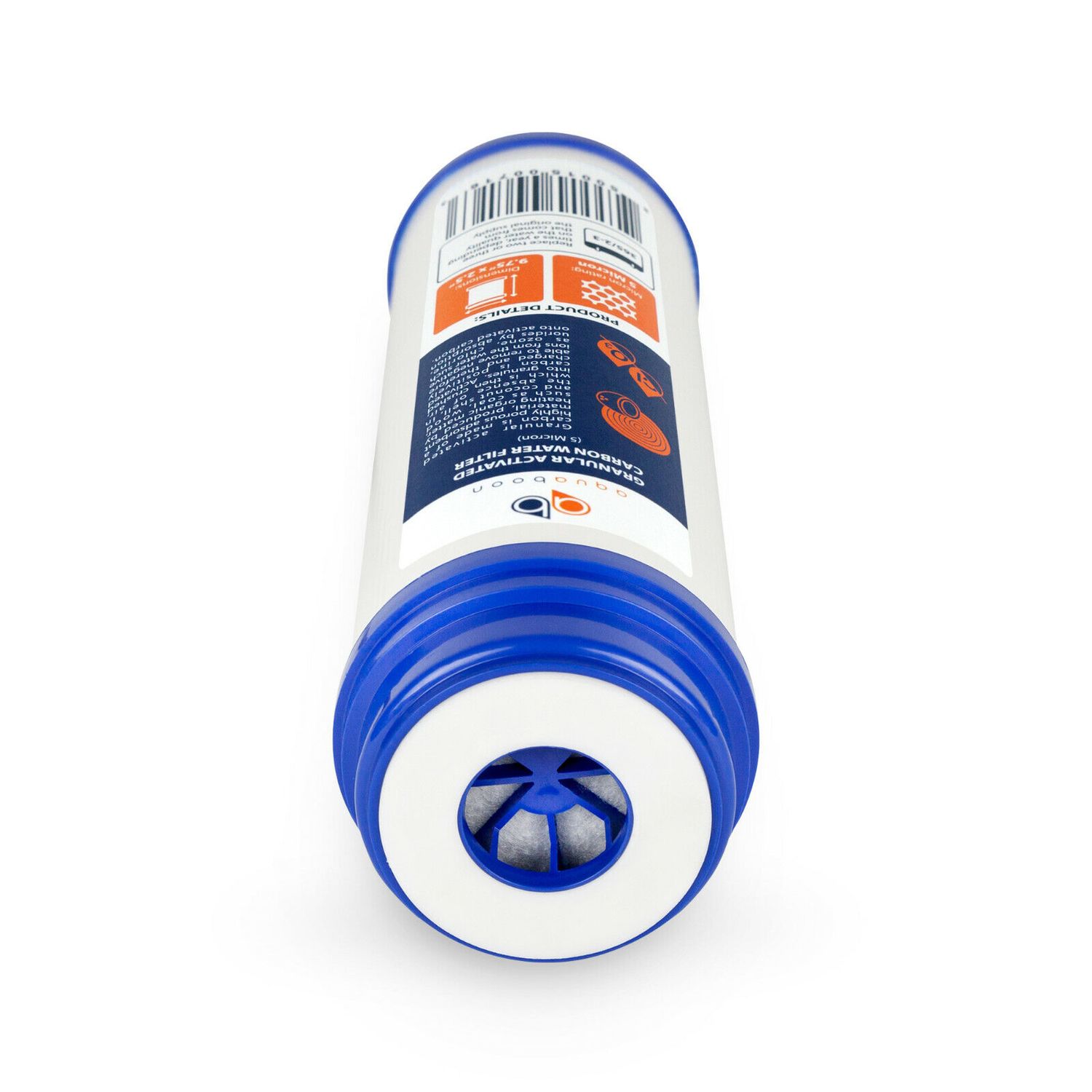 12 Pack of Granular Activated Carbon 5 Micron Water Filter Cartridge by Aquaboon