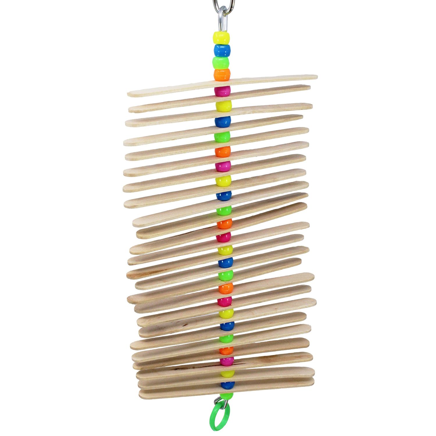 Bonka Bird Toys Long Mini Sticks Bird Toy Parrot cage Craft Cages Cockatiel Parakeet (Natural)