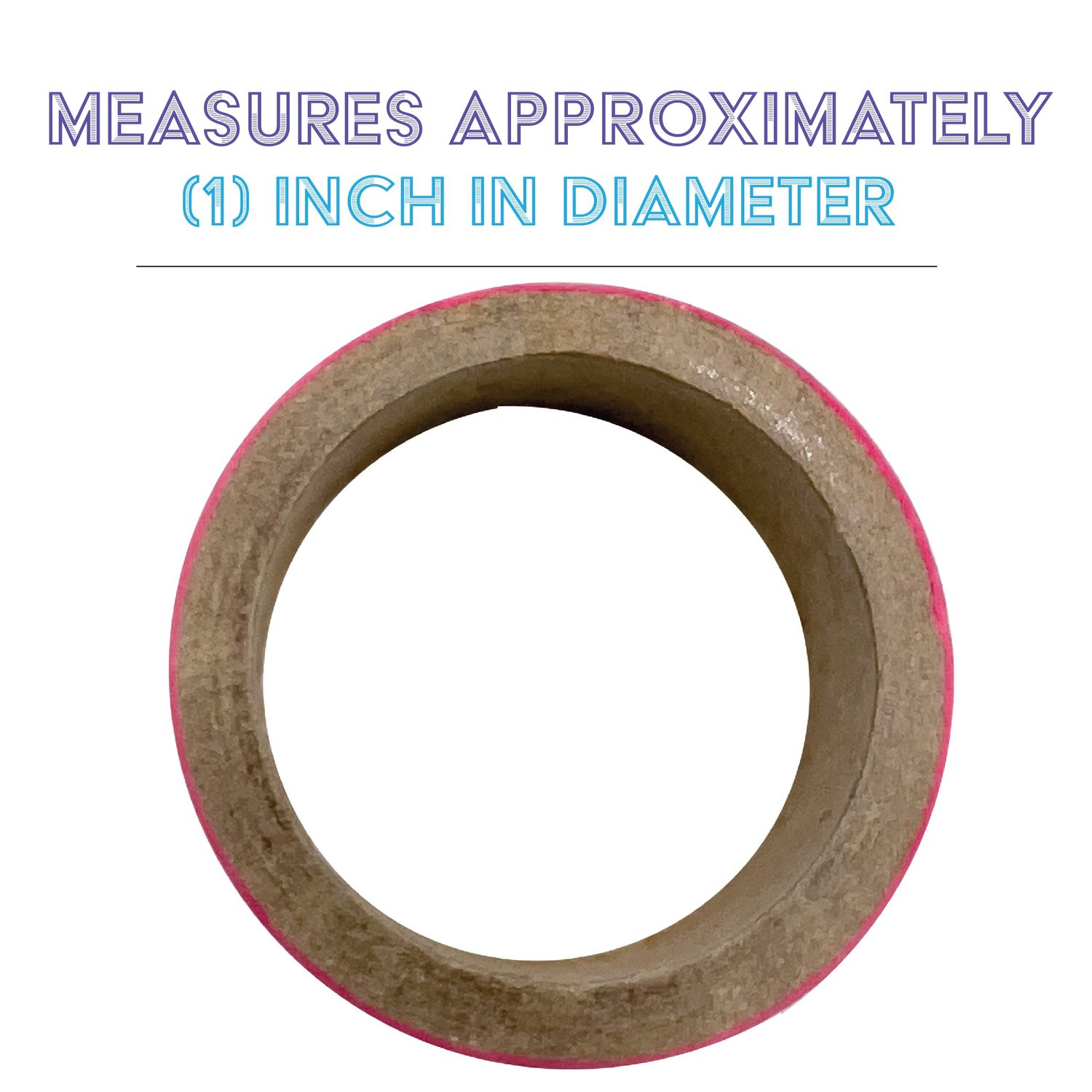Mandarin Bird Toys by M&M 8007 Pk20 1 Inch Ring Donut - Classic Compressed Cardboard Chewable Bird Foot Toys, Easy for Pets to Grab and Chew, Great for Small Size Birds Cockatiels Budgies
