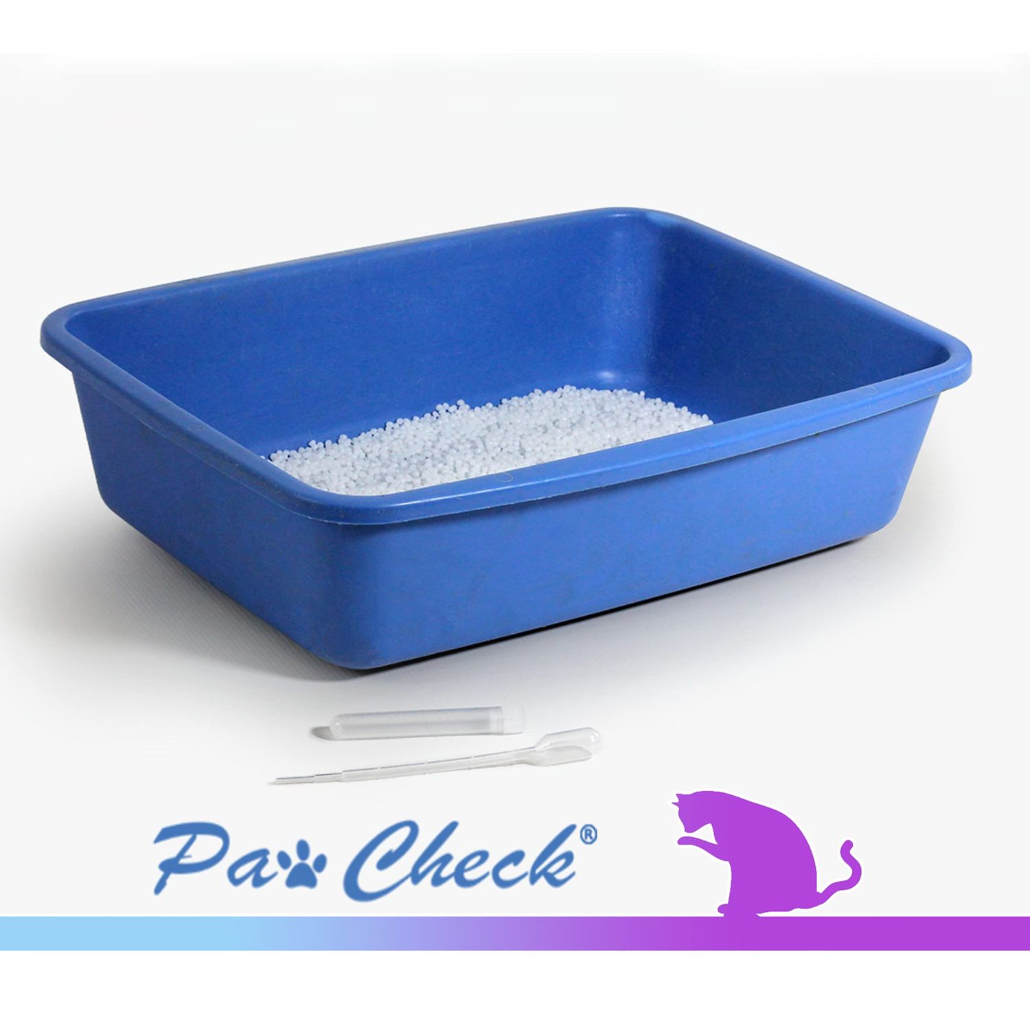 PawCheck Cat Litter for Urine Collection - Reusable and Non-Absorbent Cat Urine Collection Home Kit Intended to Monitor Cat Health