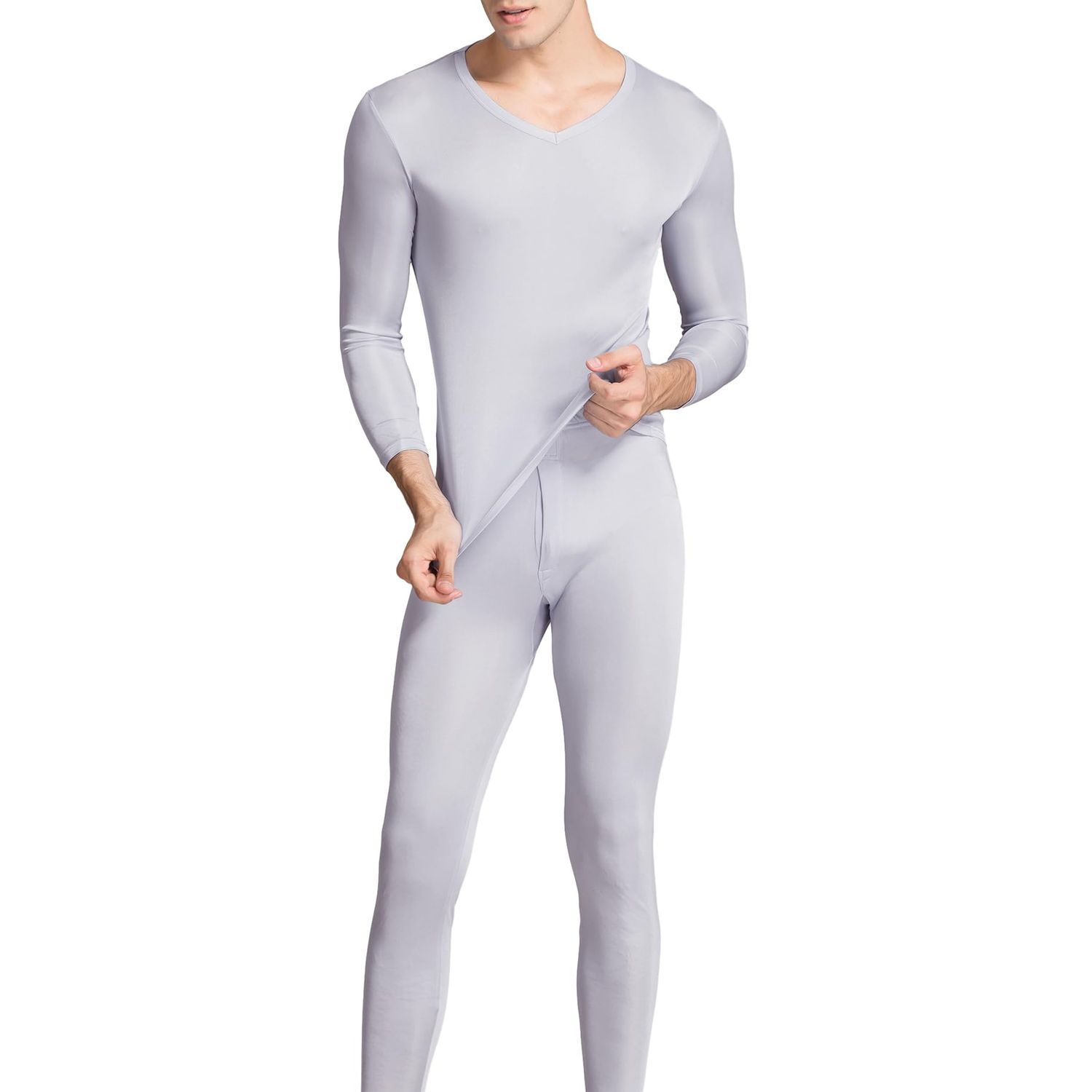 Grenasasilk Men’s Mulberry Silk Thermal Underwear Set