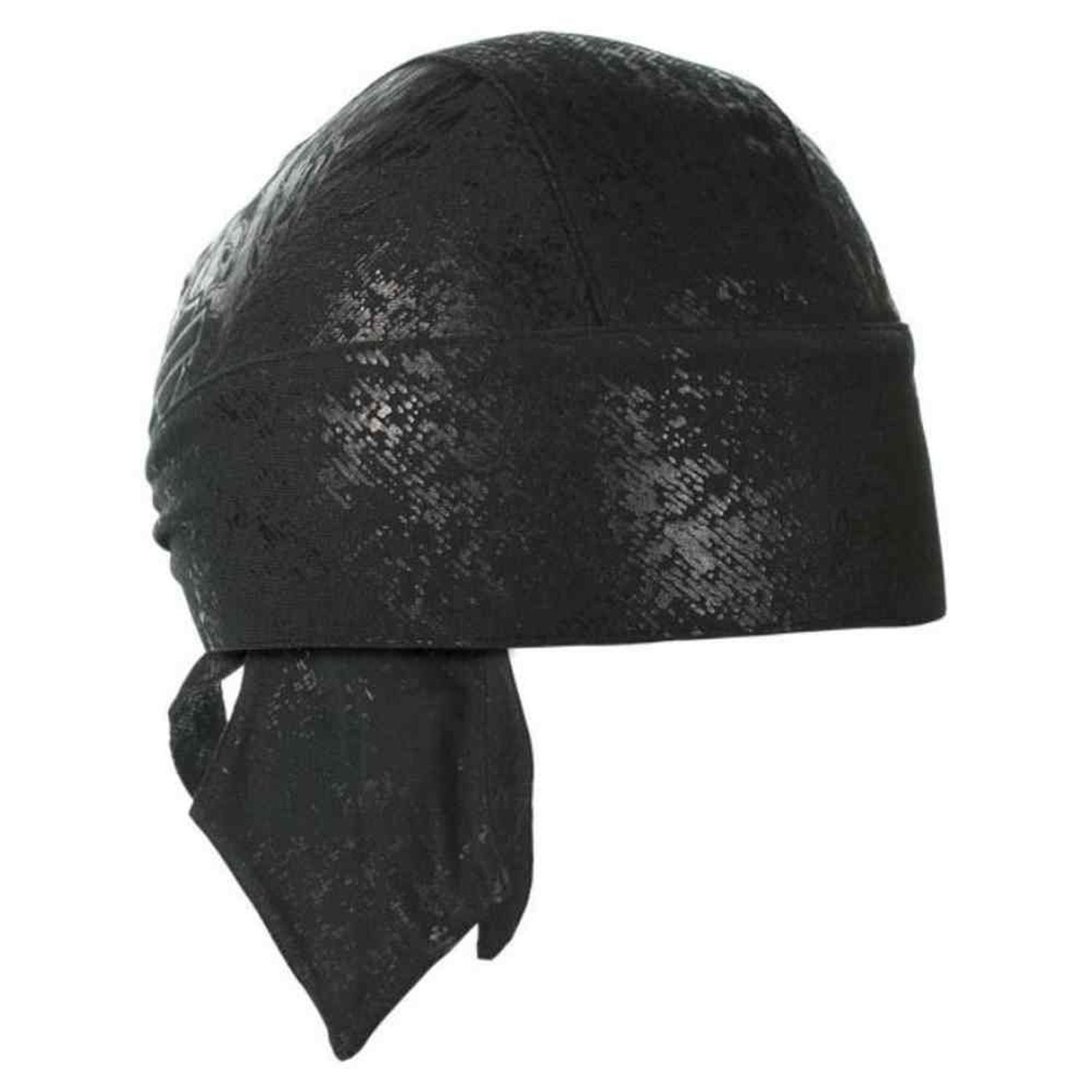 Harley-Davidson Women's Spiked Monogram Foil Print Headwrap, Black HW20130