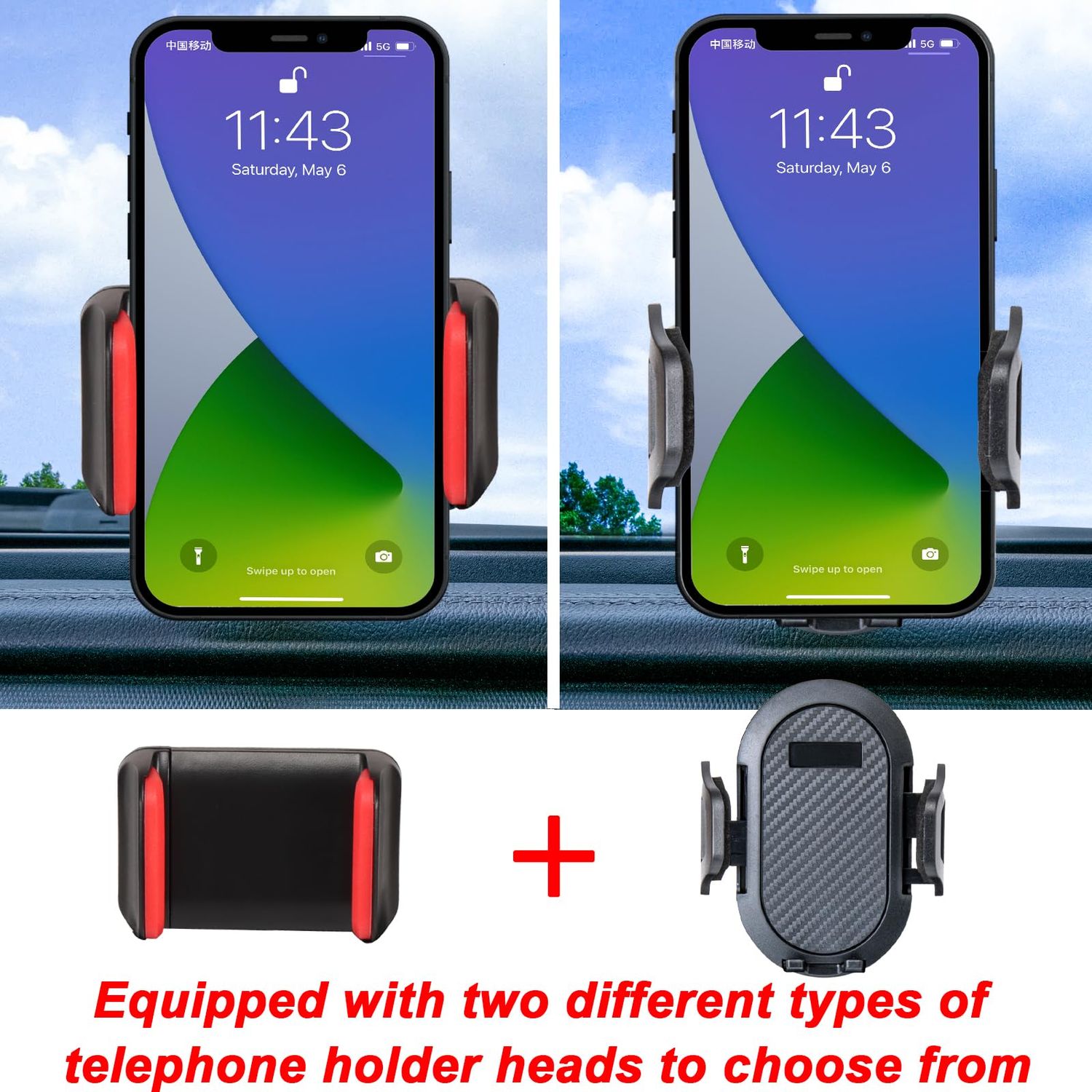 Neepiar Phone Mount Compatible with Jeep Wrangler 2018-2023 JL JLU 2020-2023 Gladiator JT Dash Tray Phone Holder Mount with Storage Box Don't Fit for The Oil-Electric Vehicle Version