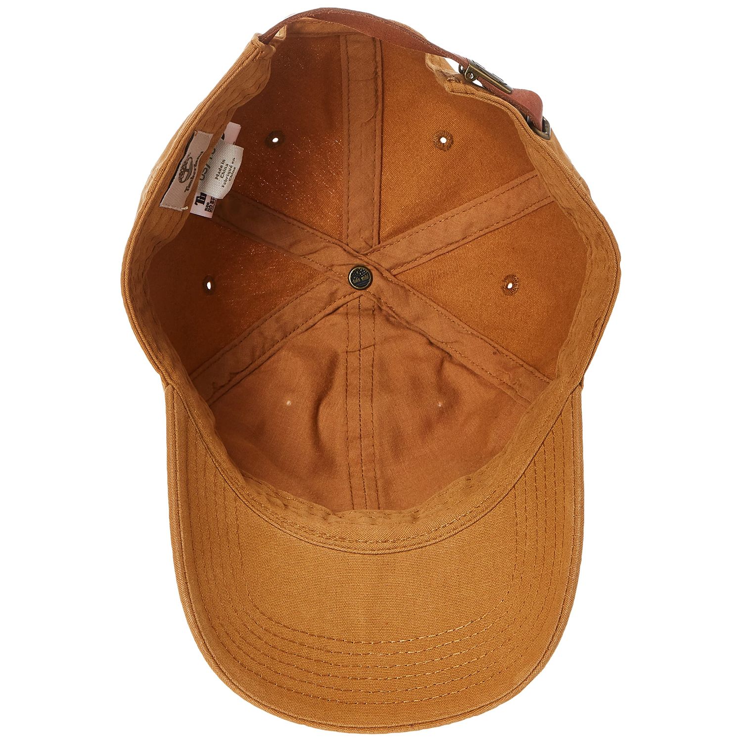 Timberland Men's Cotton Canvas Baseball Cap, Wheat/Flat Logo, One Size