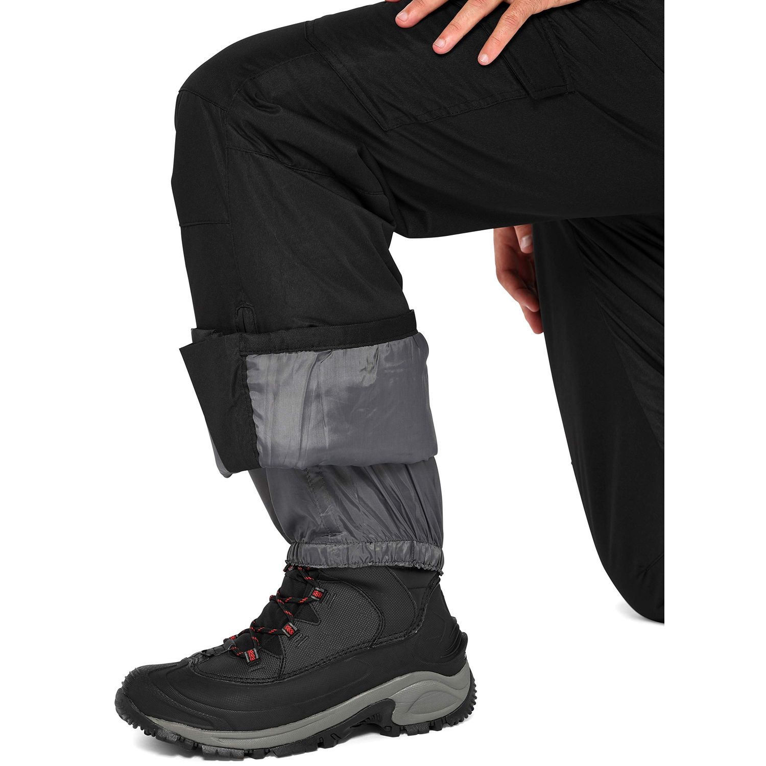 Arctix Men's Snow Sports Cargo Pants, Black, Large/32" Inseam