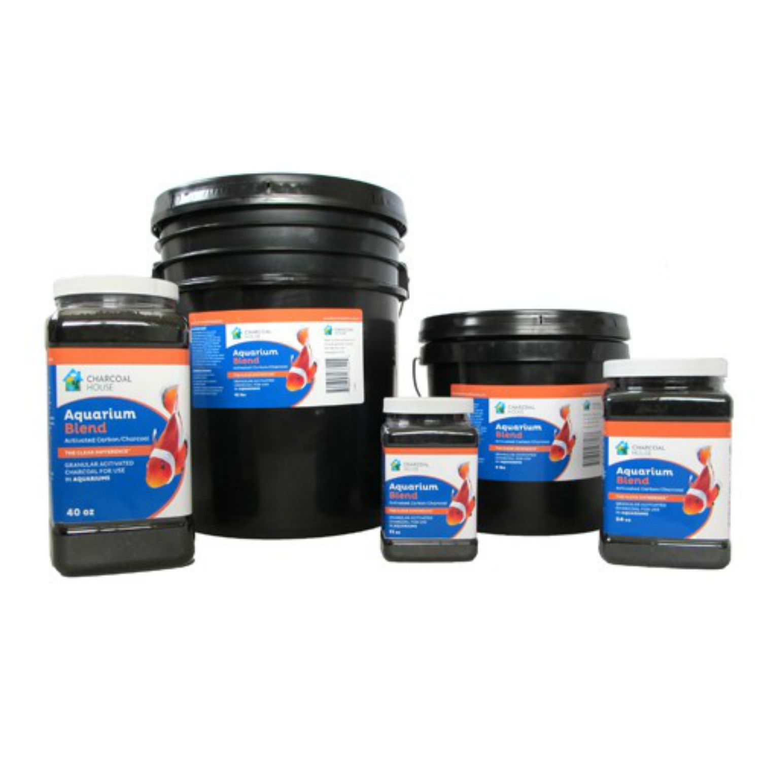 2 Quart Aquarium Blend Granulated Charcoal, Granular Activated Carbon for Aquariums., Removal of toxins, Water Purification