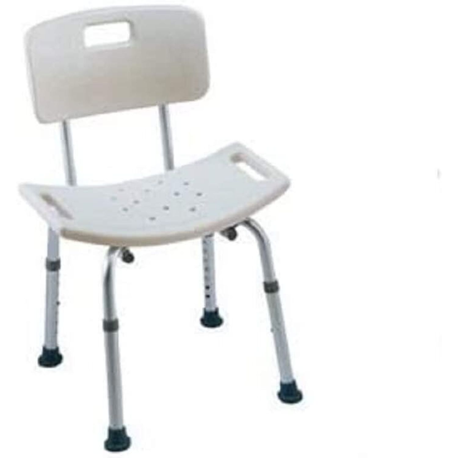 Tool-Free Spa Bathtub Adjustable Shower Chair Seat Bath Bench with Removable...