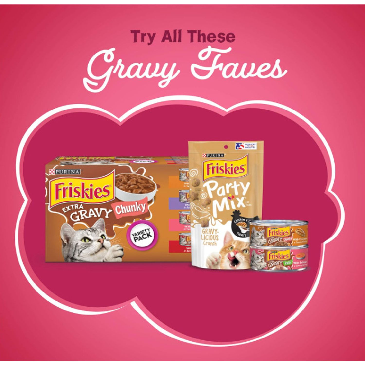 Friskies Gravy Swirlers Dry Cat Food - 16 lb. Bag