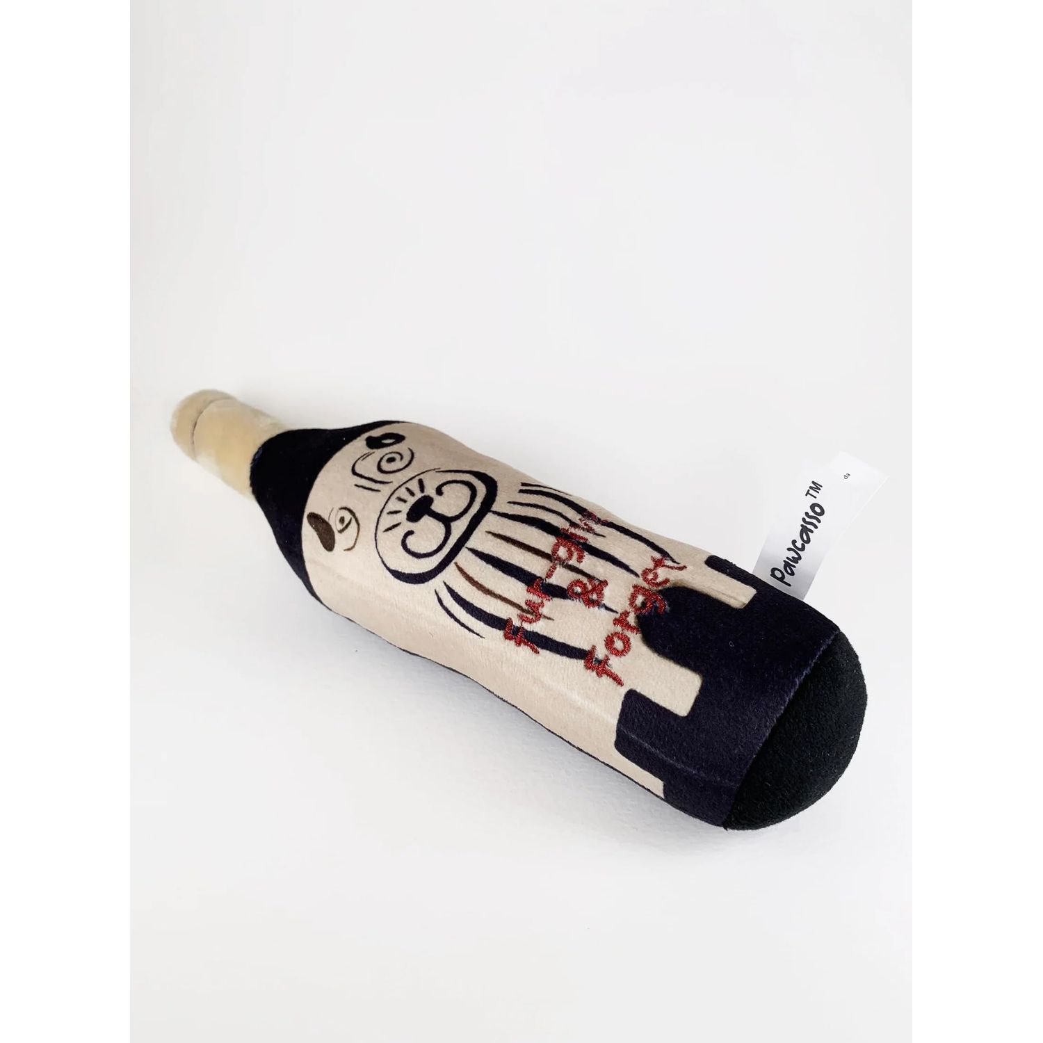 Pawcasso Fur-give and Forget The Whimsical Waggin Cellar Collection Features Plush, Designer Dog Toys Inspired by The Elegance of fine Wines and Whimsical Artistry.