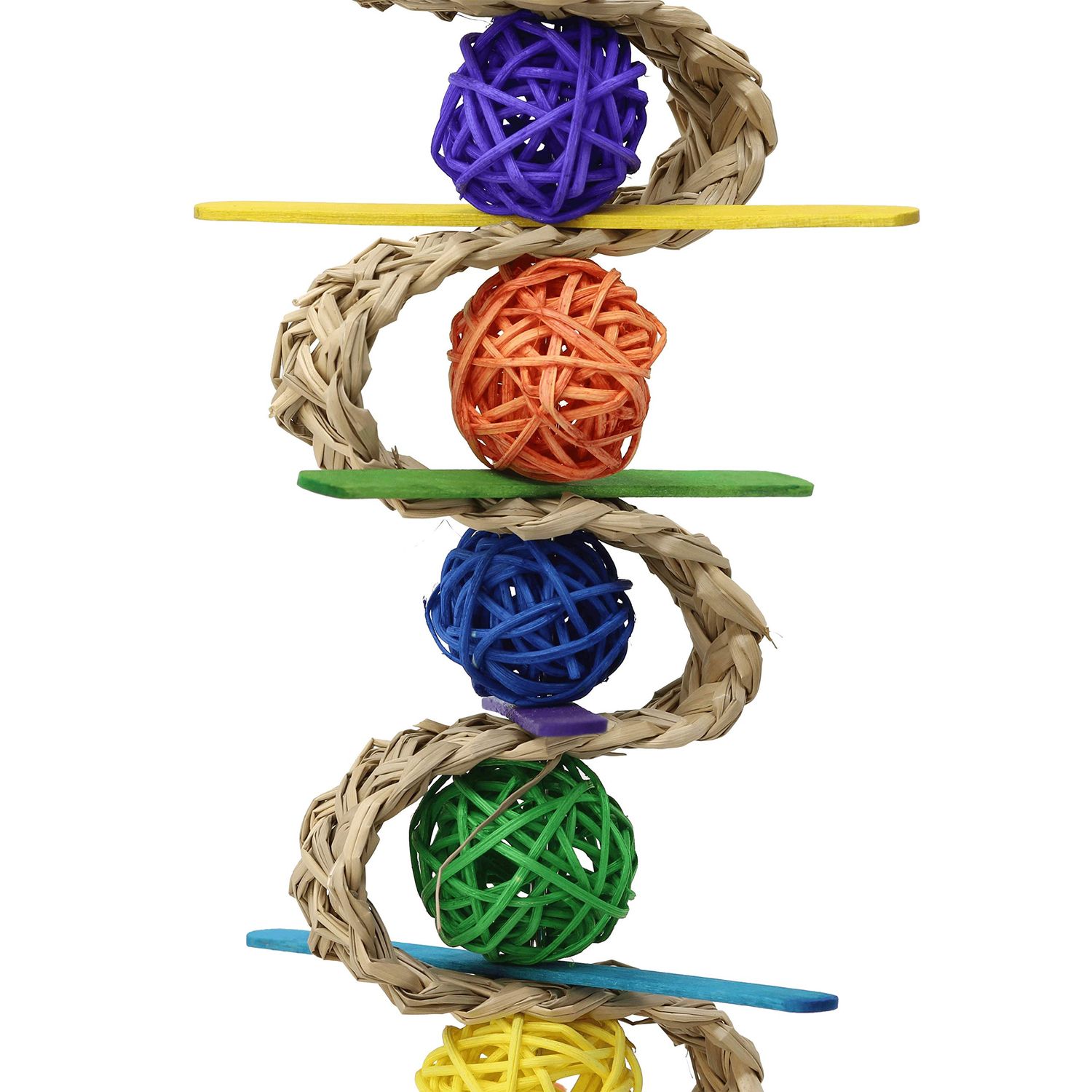 Bonka Bird Toys 00156 Chewballishous Parrot Bird Toy 9.00" High X 4.00" Wide, Conure Quaker Cockatiel and Similar