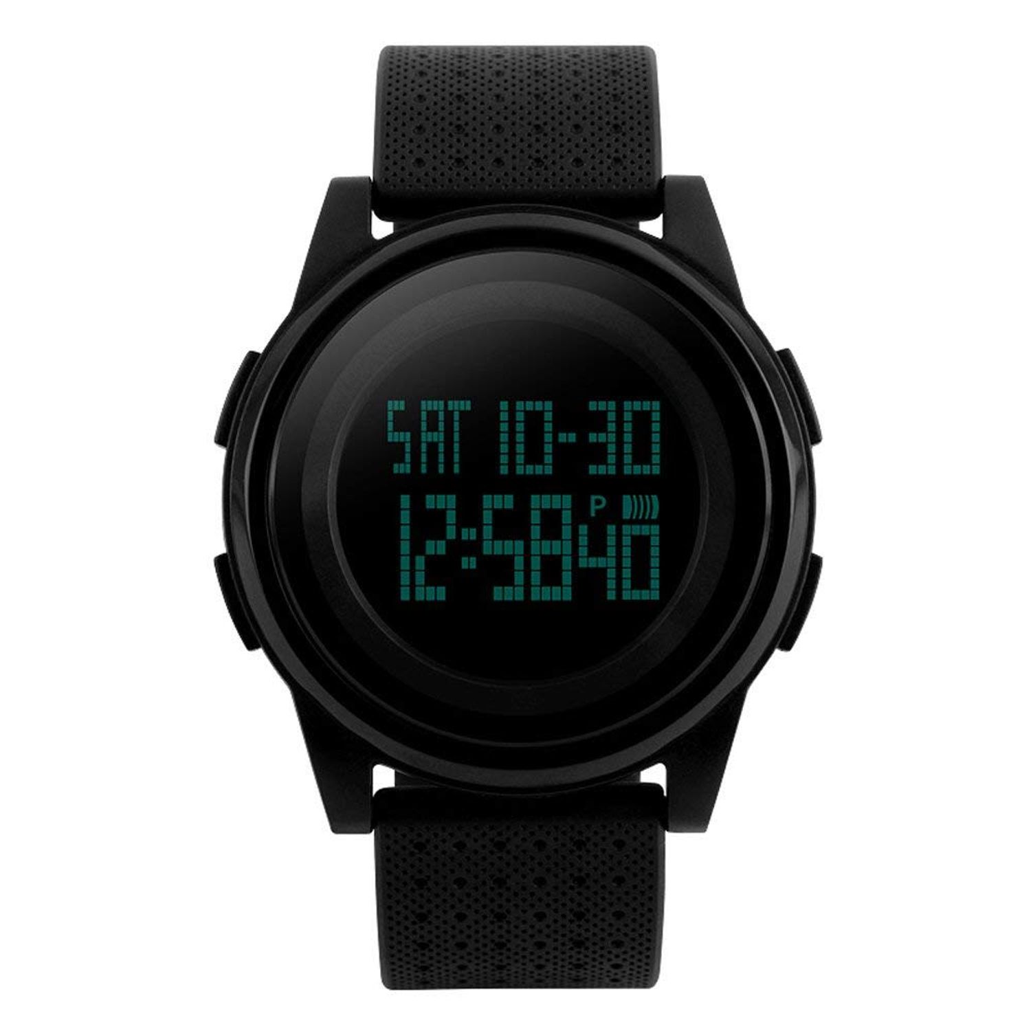 MJSCPHBJK Men's Digital Sports Watch Electronic Military Waterproof Watches for Men Outdoor Running with LED Back Light Alarm Stopwatch Army Watch