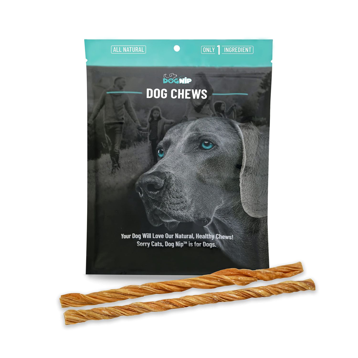 Dog Nip! 12" Tripe Twists - Crunchy Snack - Natural Grass Fed Organic Beef - Rawhide Alternative - Promotes Dental Health - Fully Digestible - Healthy Dog Treat Chews…