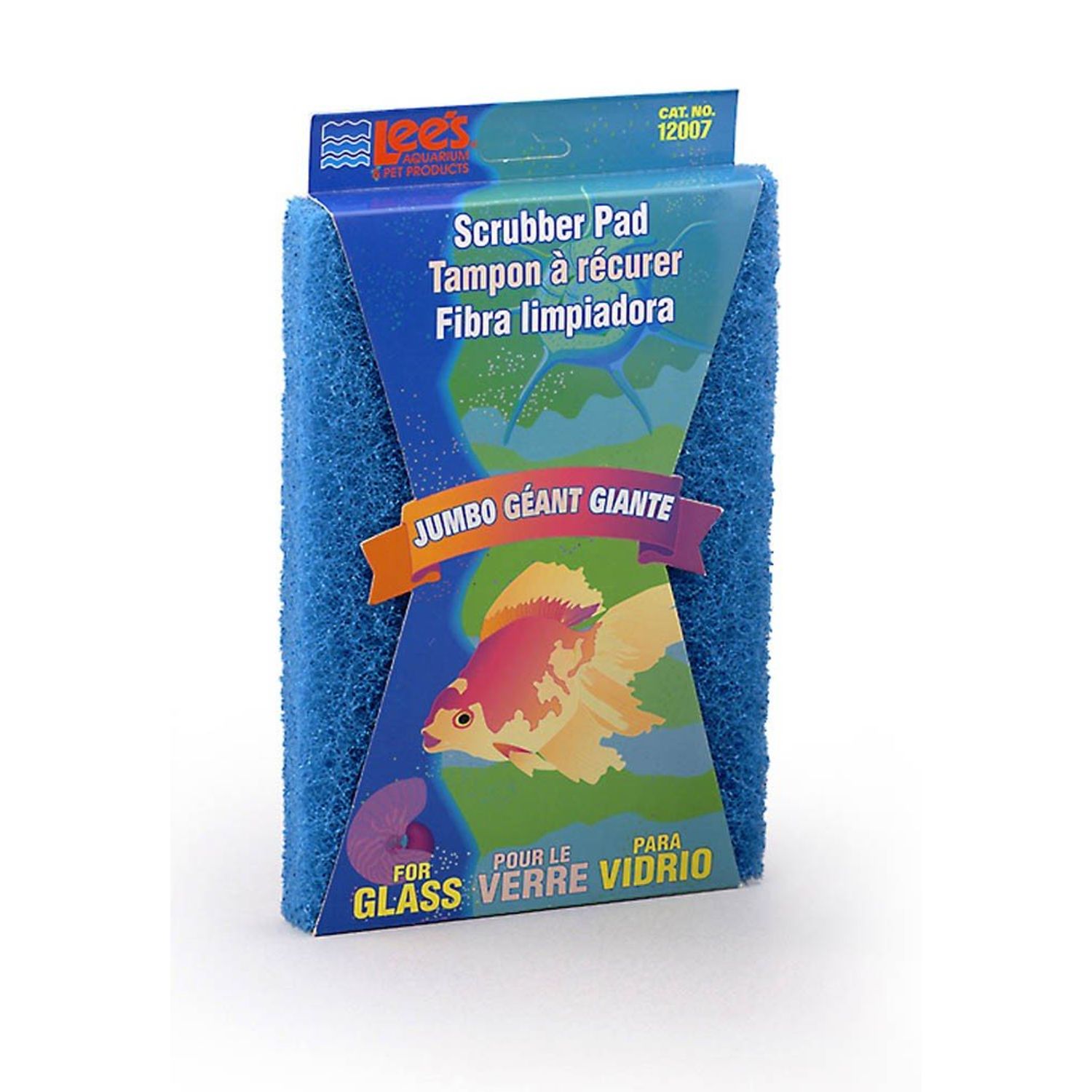Scrubber Pad for Glass Aquariums Size: Jumbo (9" H x 6" W x 1" D)