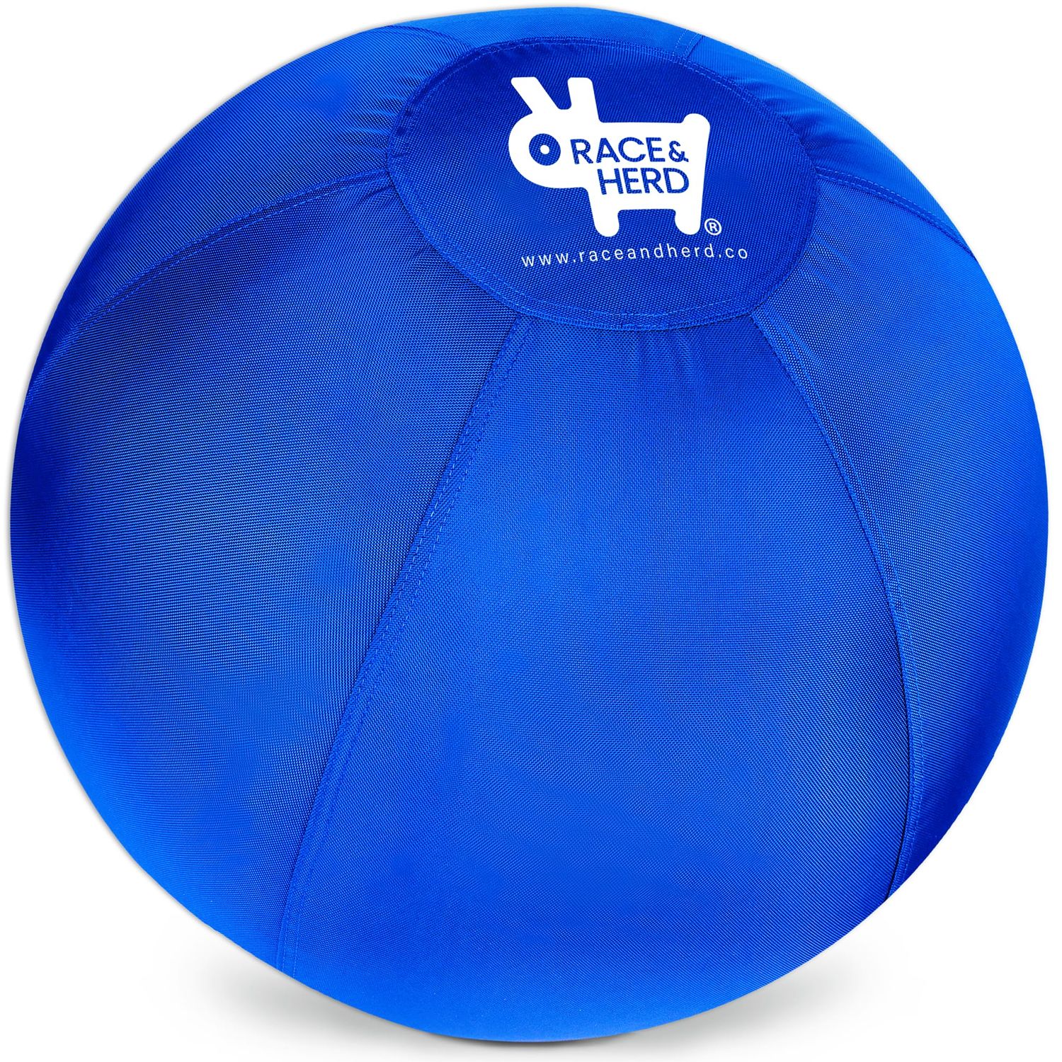 Race&Herd Herding Ball for Dogs Large & Medium, 25" Replacement Cover Dog Ball | Large Dog Toys, Hearding Ball, Horse Toys, Herding Balls for Cattle Dogs, Herding Ball for Australian Shepherd (Blue)