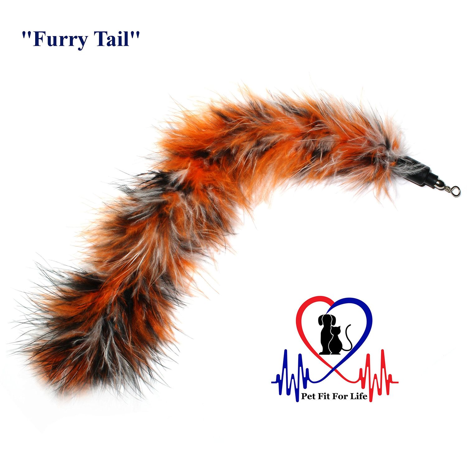 Pet Fit For Life 3 Piece Dual Rod Feather Teaser and Exerciser with a Slithering Snake for Cat and Kitten - Cat Toy Interactive Cat Wand…