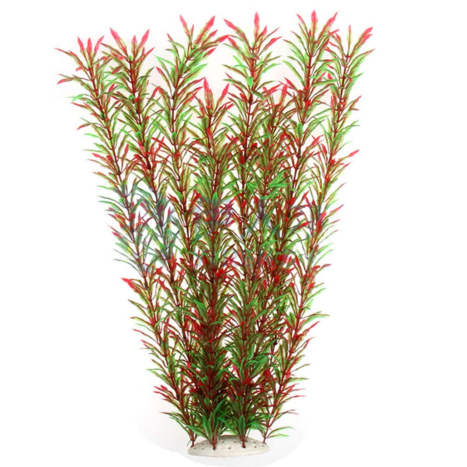 Norgail Large Aquarium Plants Artificial Plastic Fish Tank Plants Decoration Ornaments Safe for All Fish 20 Inches Tall (3)