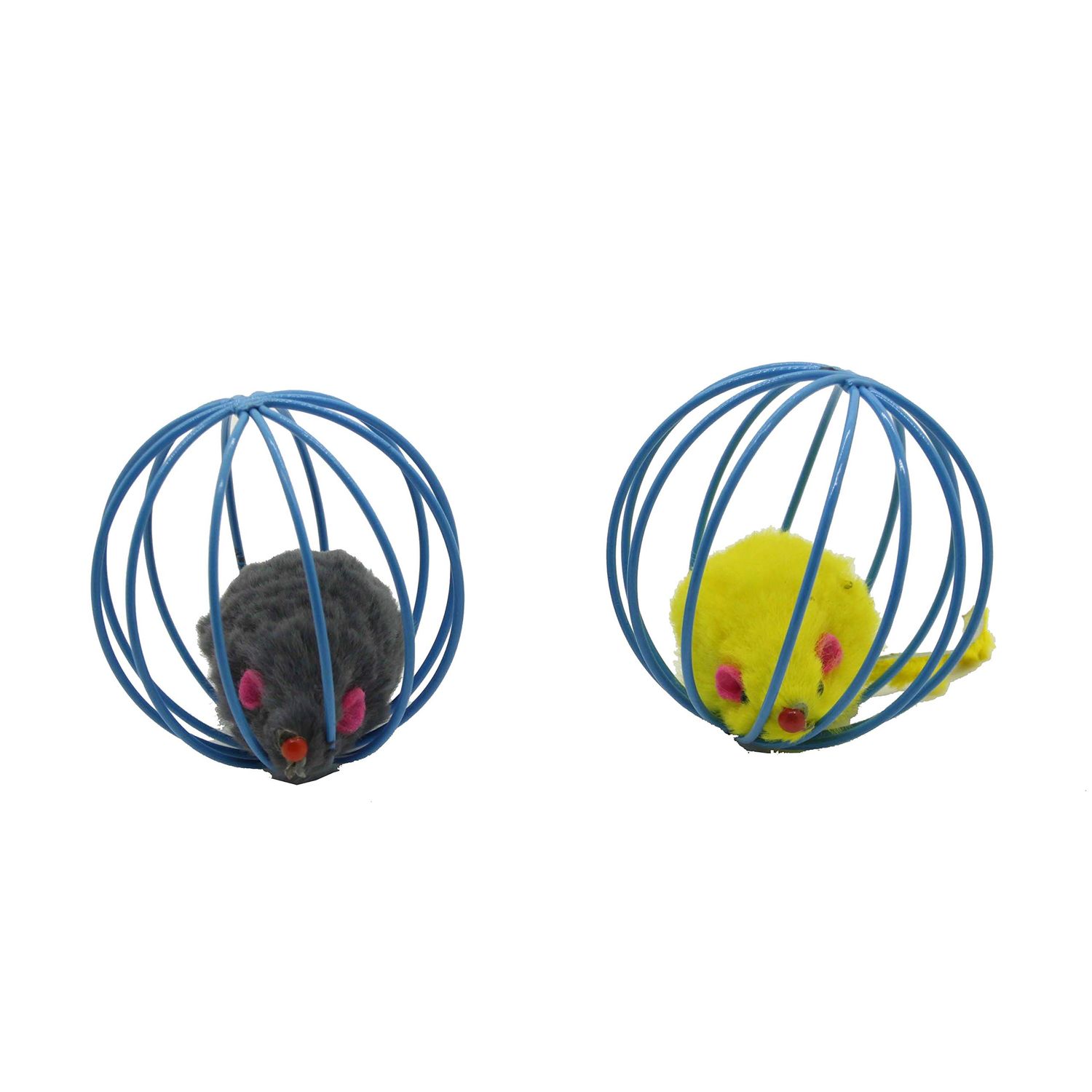FixtureDisplays® Set of 3 Pcs Mouse Ball Cat Toy 12191 12191