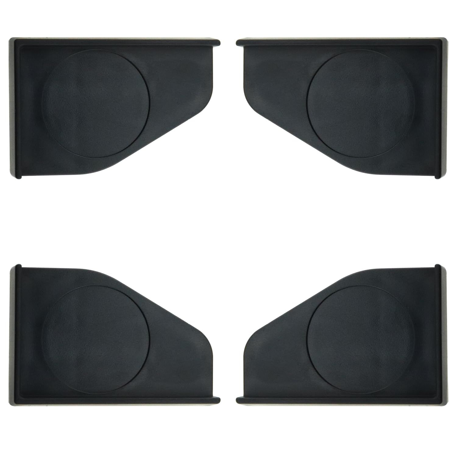heyous 4PCS Black Plastic Fish Tank Corner Protector Aquarium Glass Angle Cover for Home