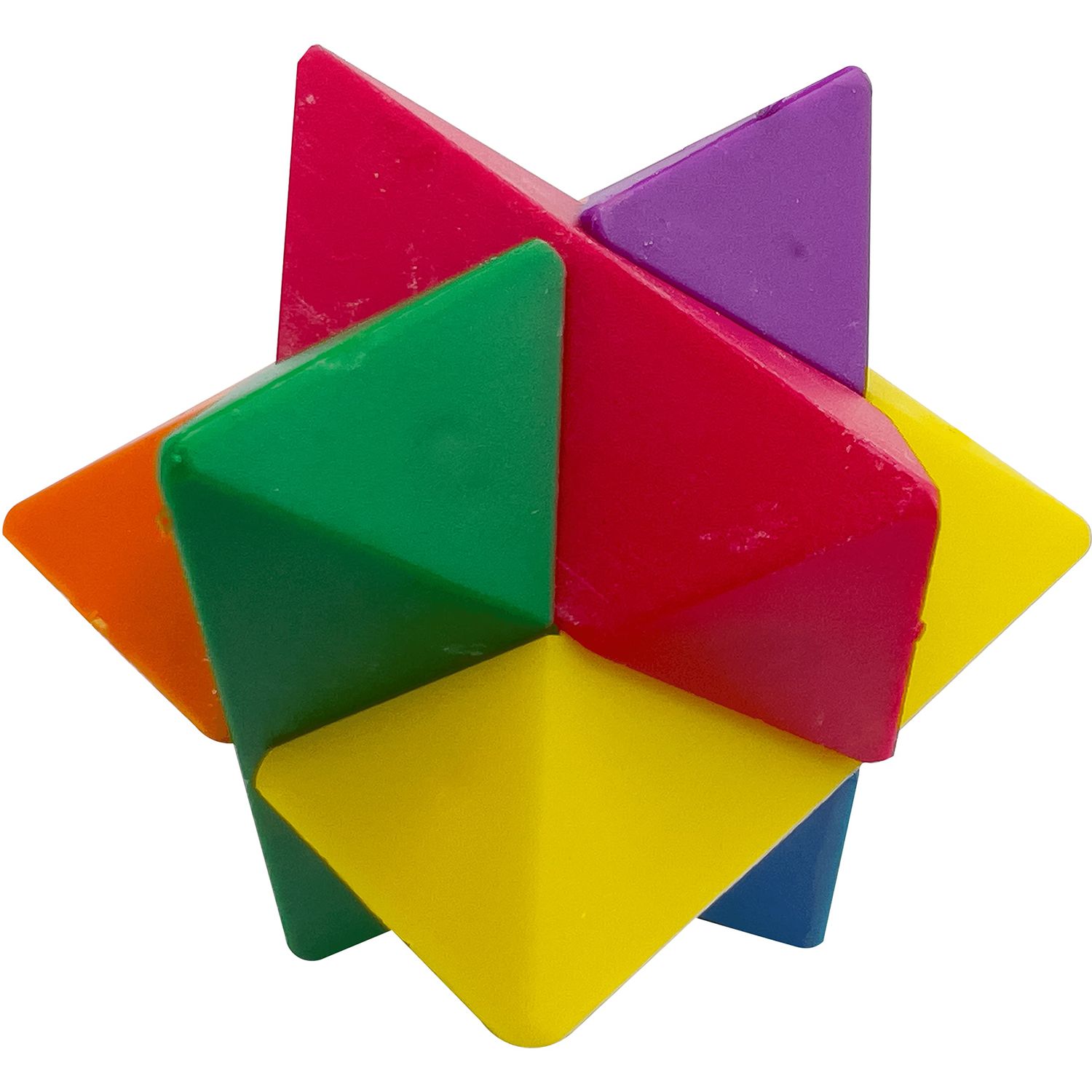 Mandarin Bird Toys by M&M 1028 Pk4 Brain Bird Puzzles - Brightly Colored Multi Piece Plastic Foot Toys, Four Different Sphere Shaped Puzzles, Tons of Individual Lightweight Parts, Grabbing Fun Birds