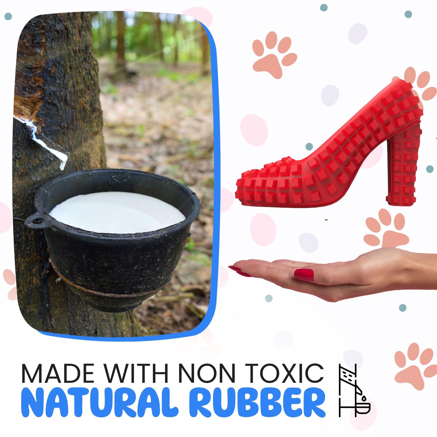 Dog Chew Toys for Aggressive Chewers - Treat Dispensing Chew Shoe Interactive Small Medium Dog Puzzle Toys, Dog Chew Enrichment Toys for Boredom and Brain Stimulating Game Keeps Them Engaged