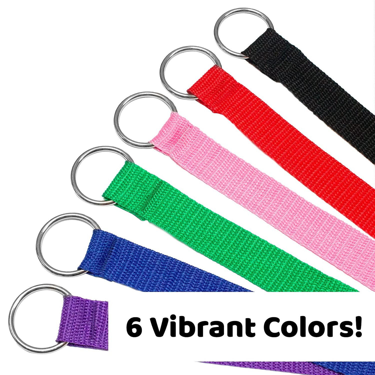 Downtown Pet Supply - 6ft Dog Kennel Slip Lead Dog Leash - Veterinarian, Dog Grooming, Daycare & Animal Rescue Dog Supplies - One Size Leads for Dogs Bulk - 1" Thick - 12 Pack