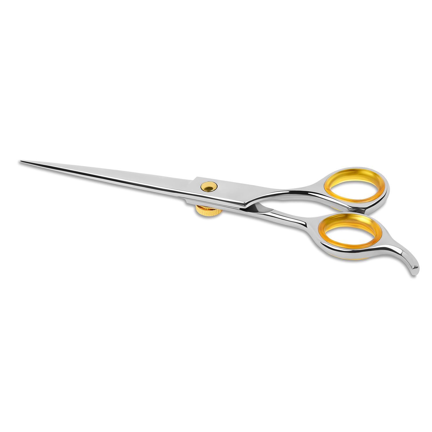 Sharf Gold Touch Pet Grooming Shear | Straight Cat & Dog Grooming Scissors | 7.5 Inch | 440c Japanese Stainless Steel Pet Dog Shearing Scissors | Animal Shears with Removable Comfort Rings